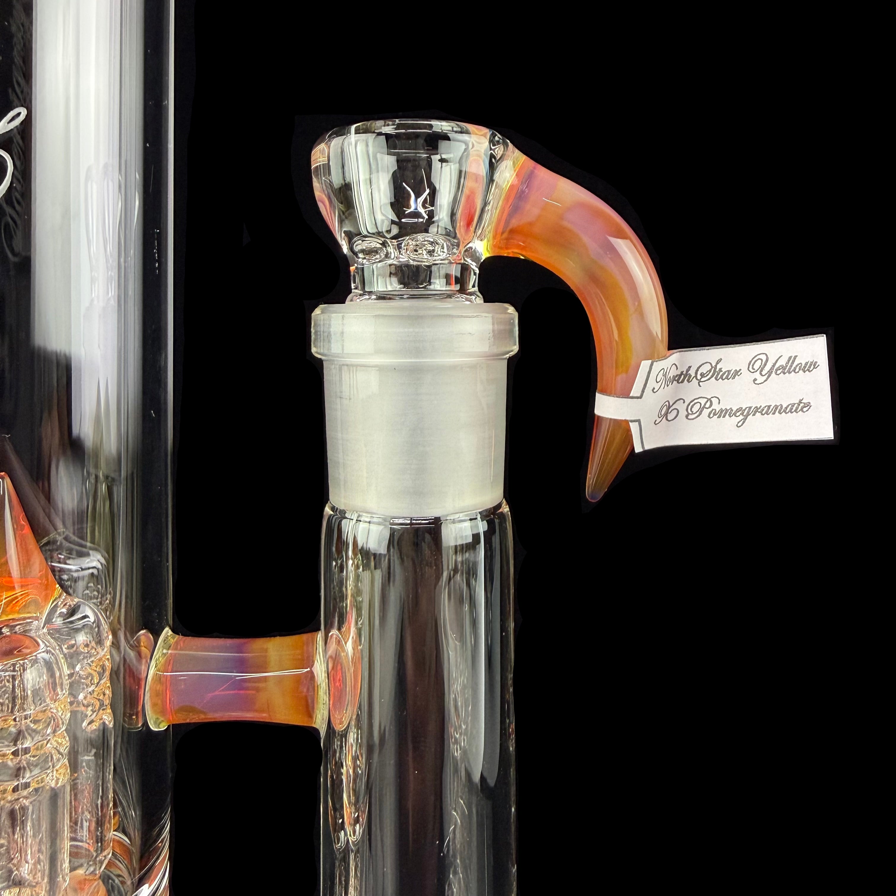 PA "NS Yellow X Pomegranate" 44 X 4 3 Line 9.5mm 6 Cut to Inv 4 by Sovereignty Glass