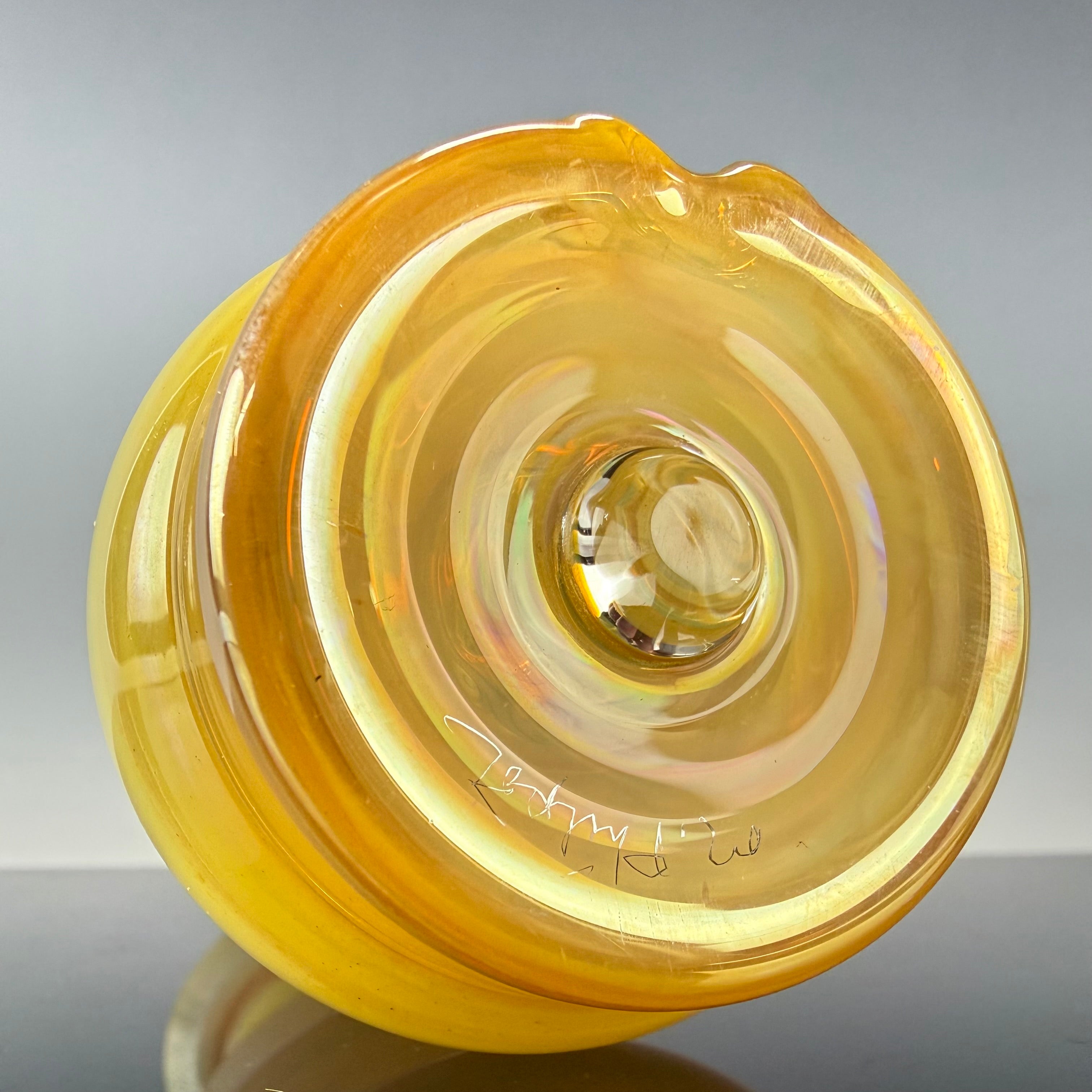 Silver Fume Puffco Dry Top by Mike Philpot