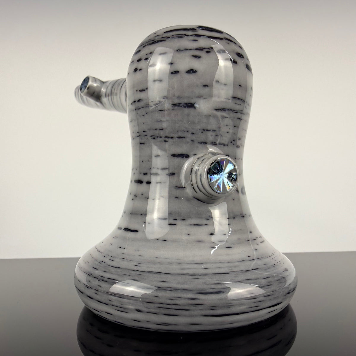 "Birch Tech" Standing Hammer Bubbler (10mm) by Engelman Glass
