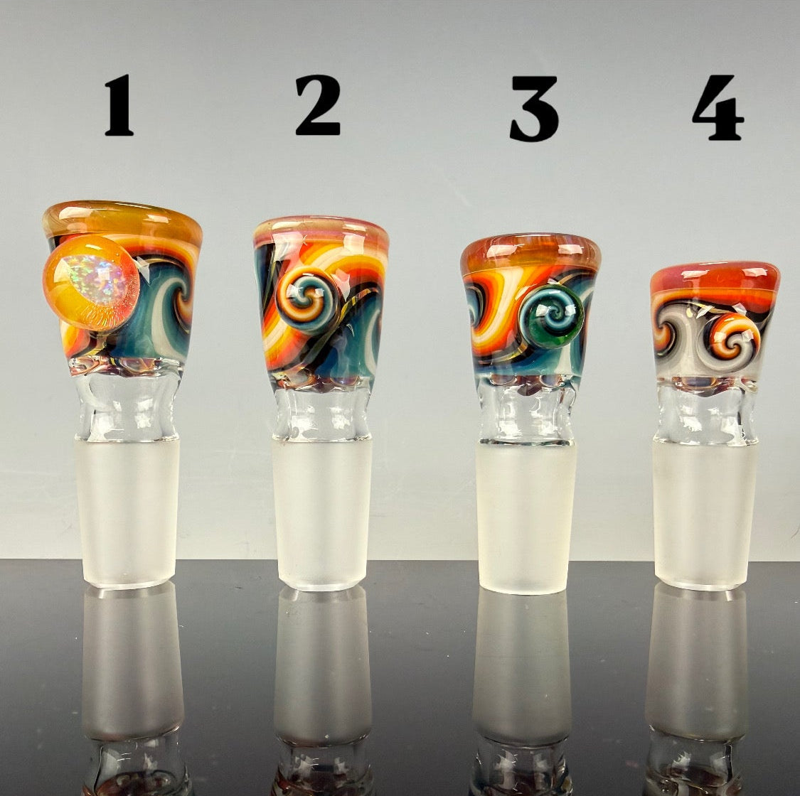 18mm 4 Hole Screen Slide by N3rd Glass
