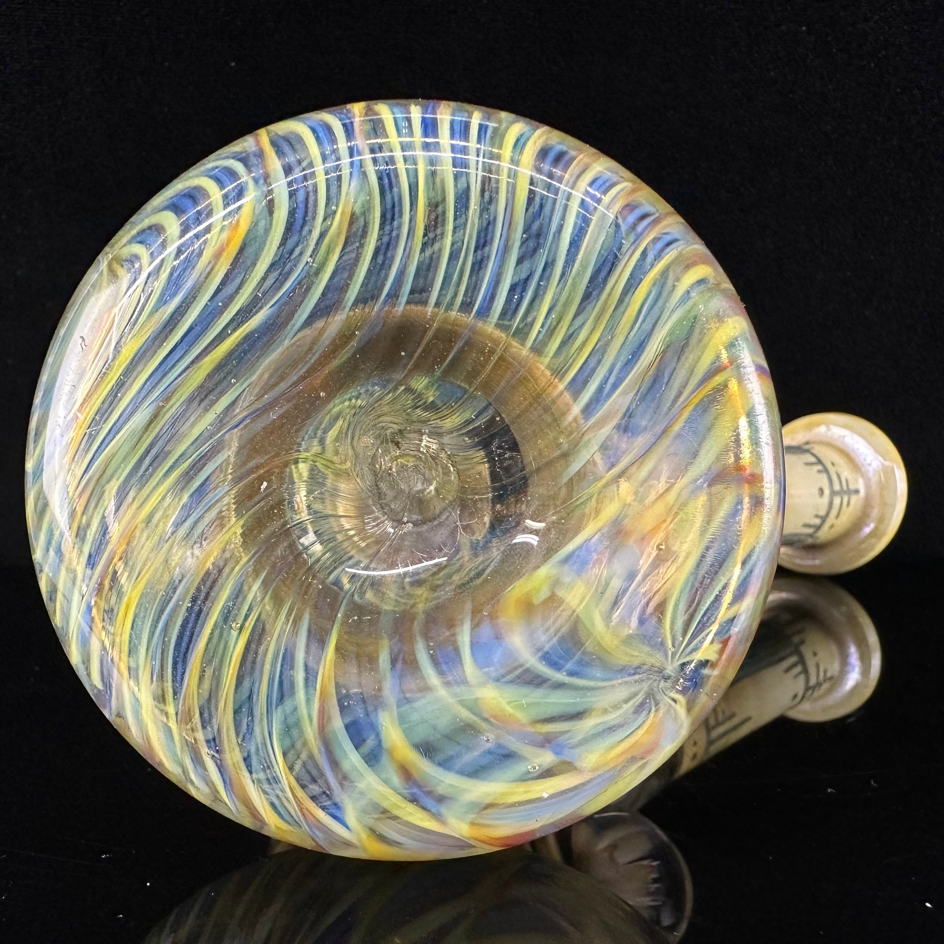 "Blue Moon & Fume" Hand-carved Rig by Corey Clark