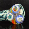 9 Section Heady Basket Weave Spoon #1 by KJH Glass