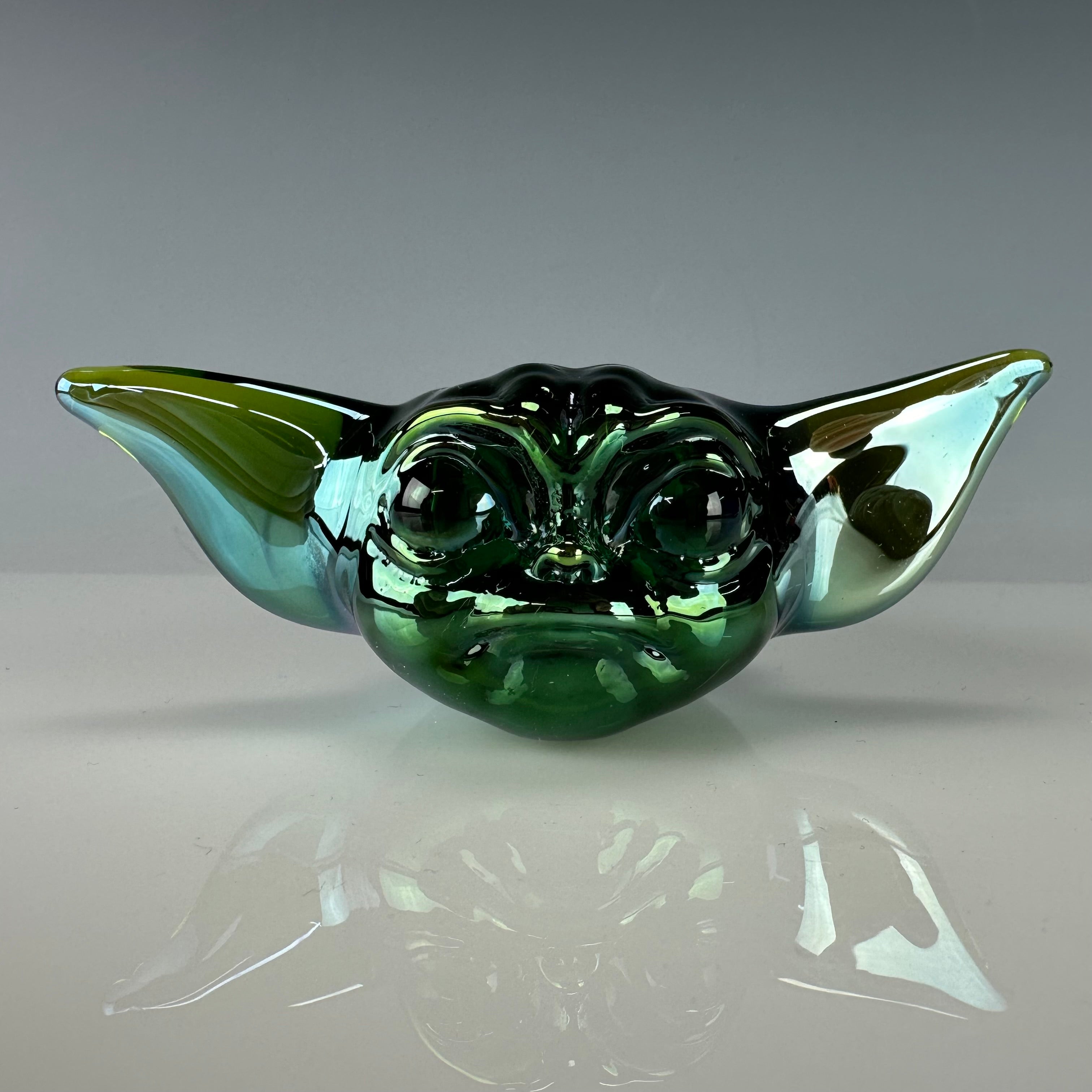 "Grogu" Handpipe by Elevator Glass