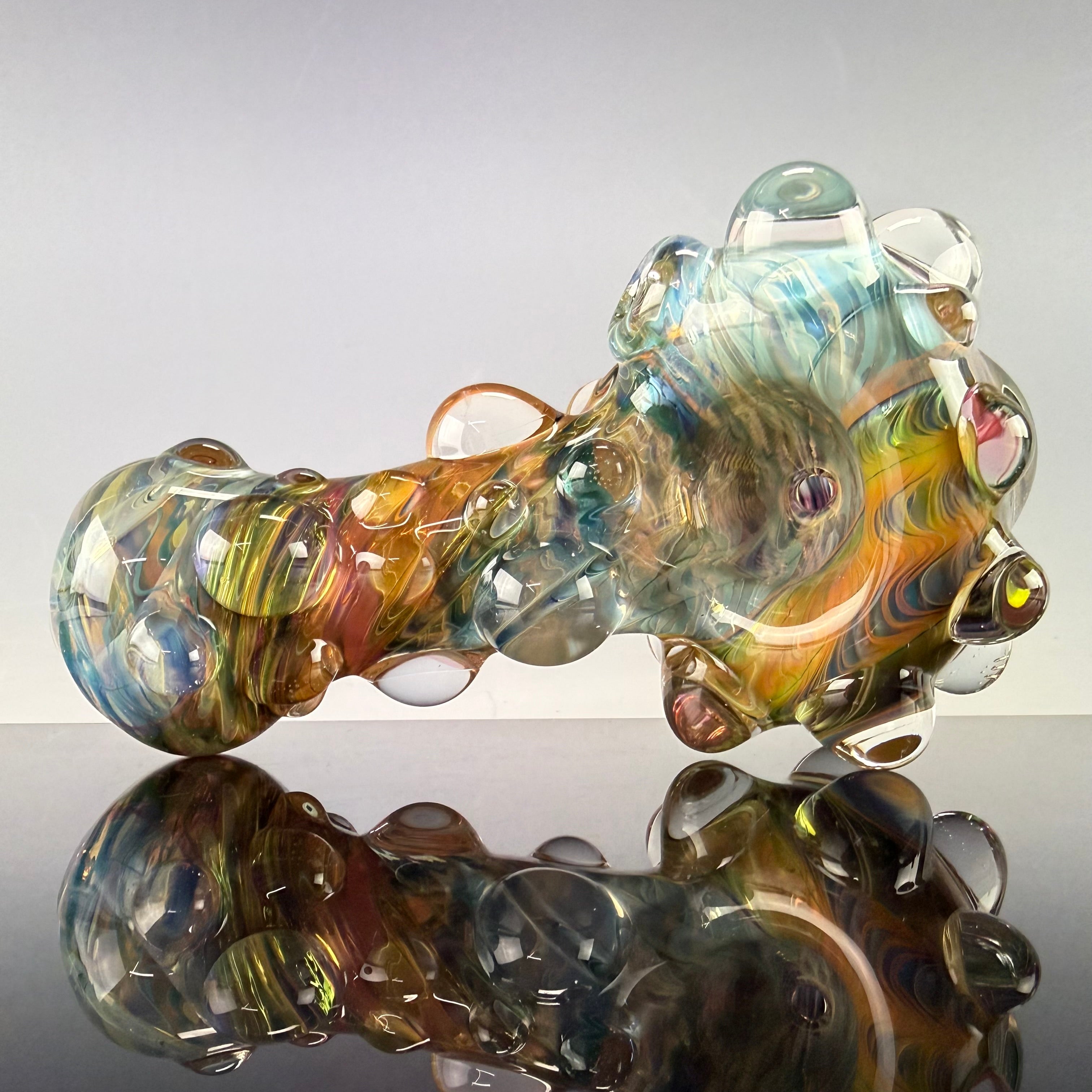 Fumed Bumpy Spoon by Carsten Carlile