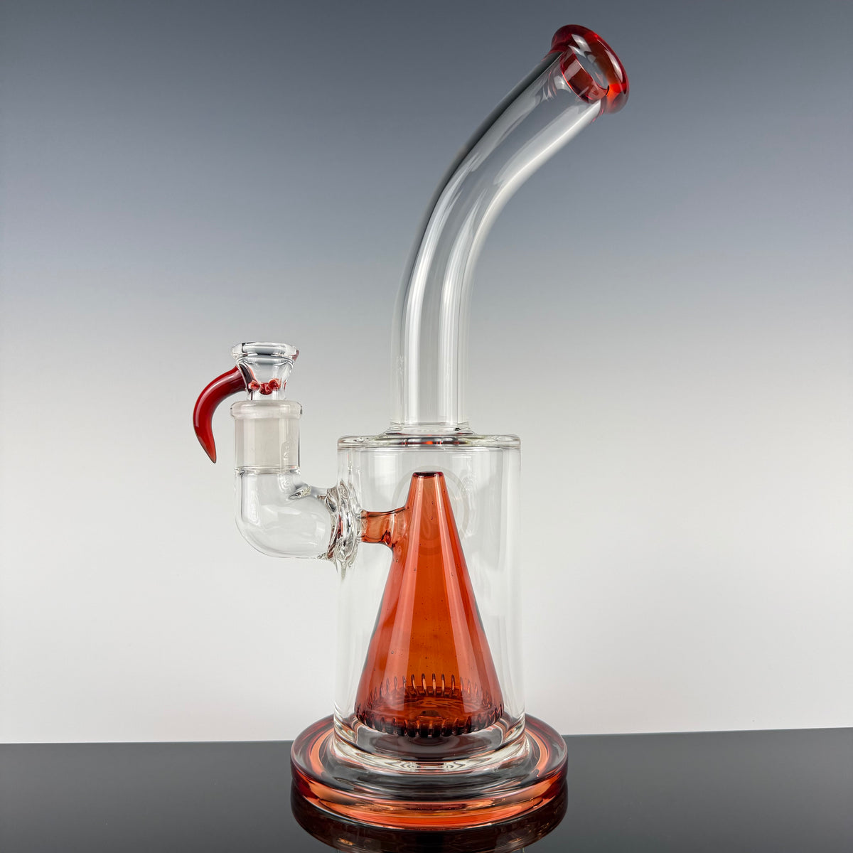 "Pomegranate" Collins Bubbler by OJ Flame