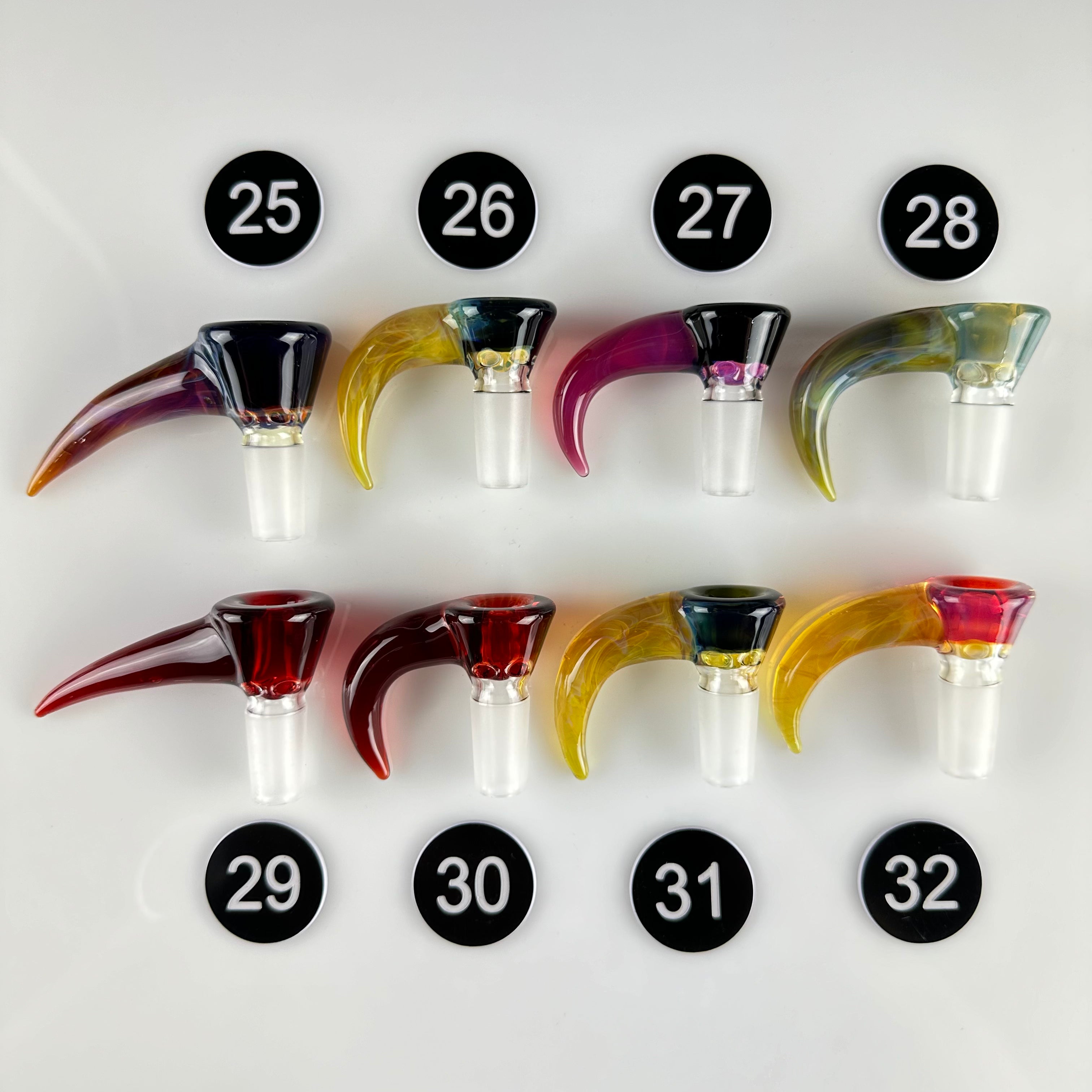 Full Color 4 hole 14mm bowl by Kenta Kito