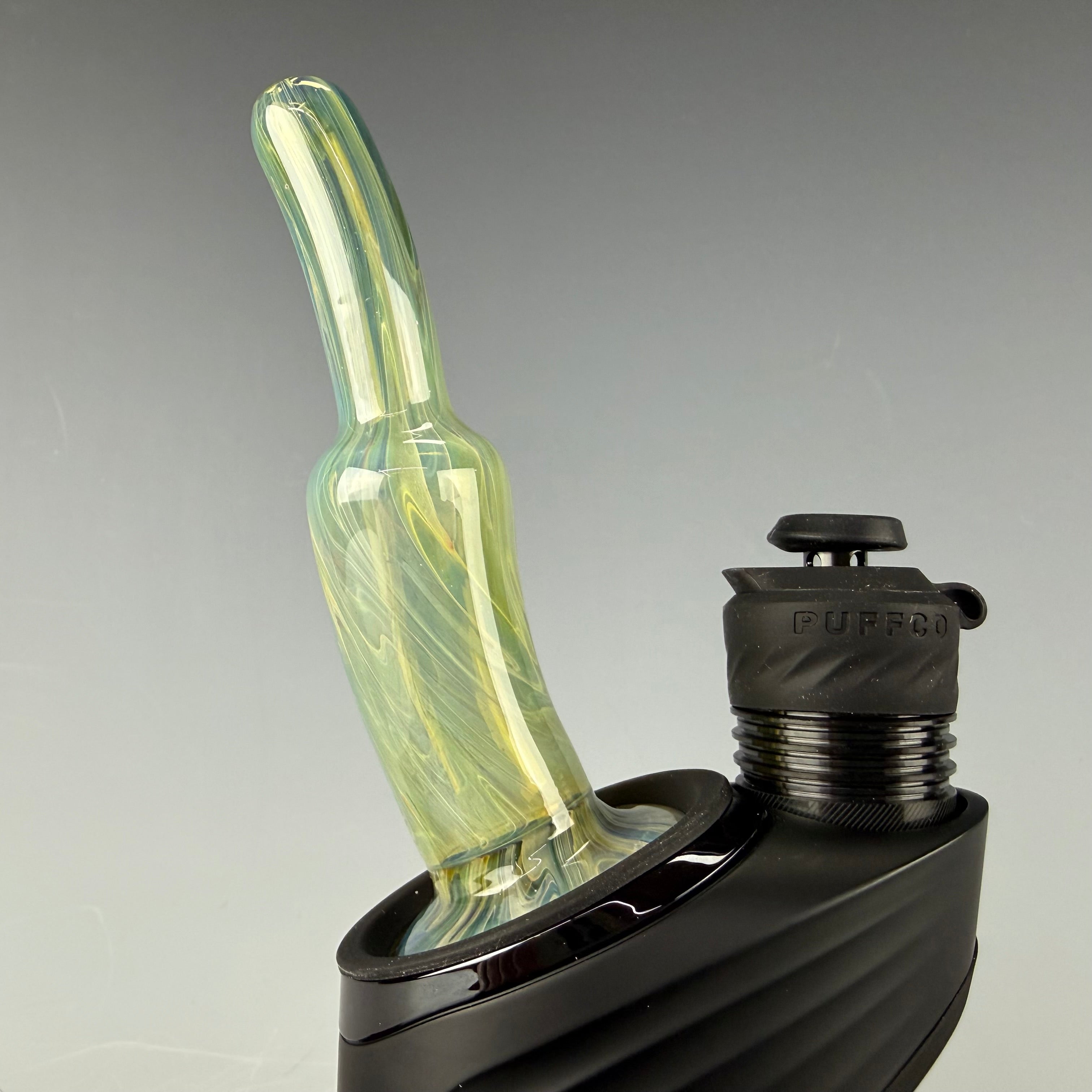 "Mystery Adventurine Swirl" Dry Puffco Attachment by N3rd