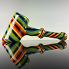 Multicolor Lineworked Hammer by Carsten Carlile