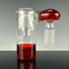 "Pomegranate" Accented 18mm 90 degree "Dewar" Dry Catcher by Rick Bird