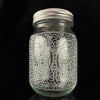 Pattern Mason Jars by Sovereignty Glass