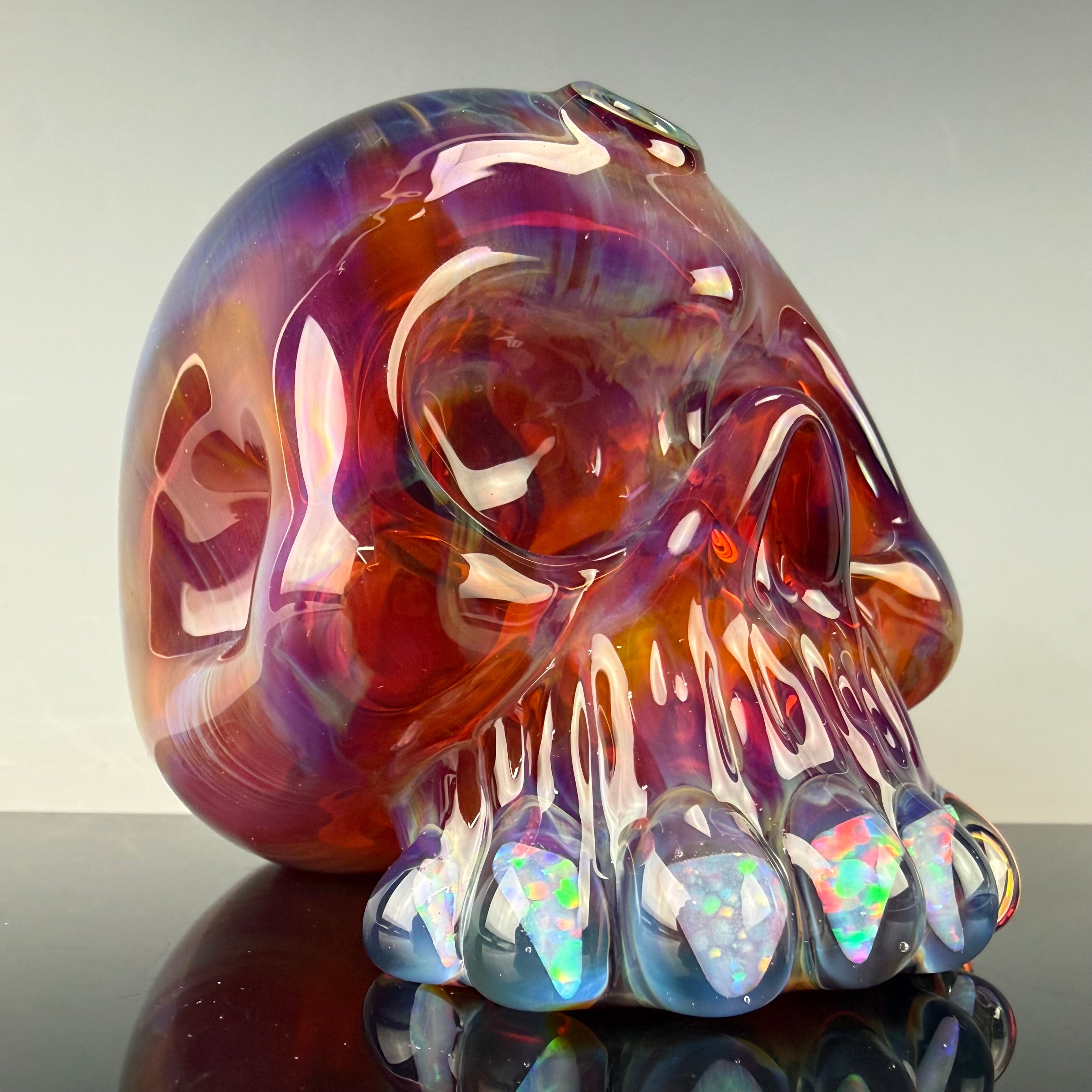 "Amber Purple" Skull Shredder by Carsten Carlile