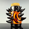 "Multicolor Wig Wag" Spiked Nug Jar by Carsten Carlile
