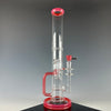 "Carnation" Accented 50mm Recycler Waterpipe by Rye Deyer