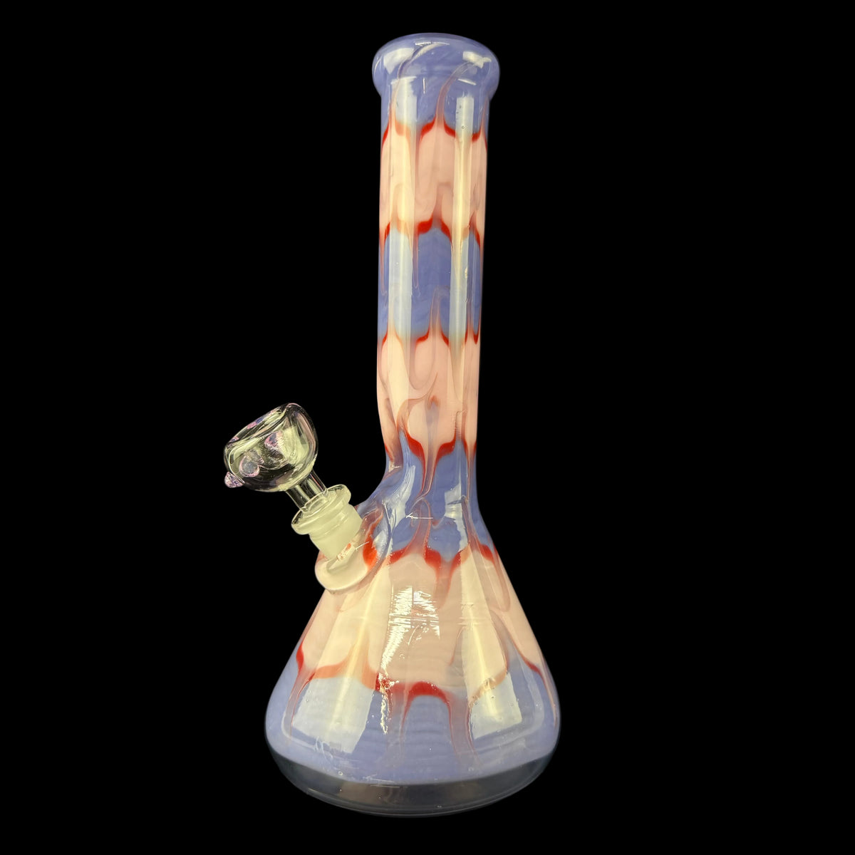 Full Color Surface Worked 38mm Waterpipe by Mary Jane's Glass