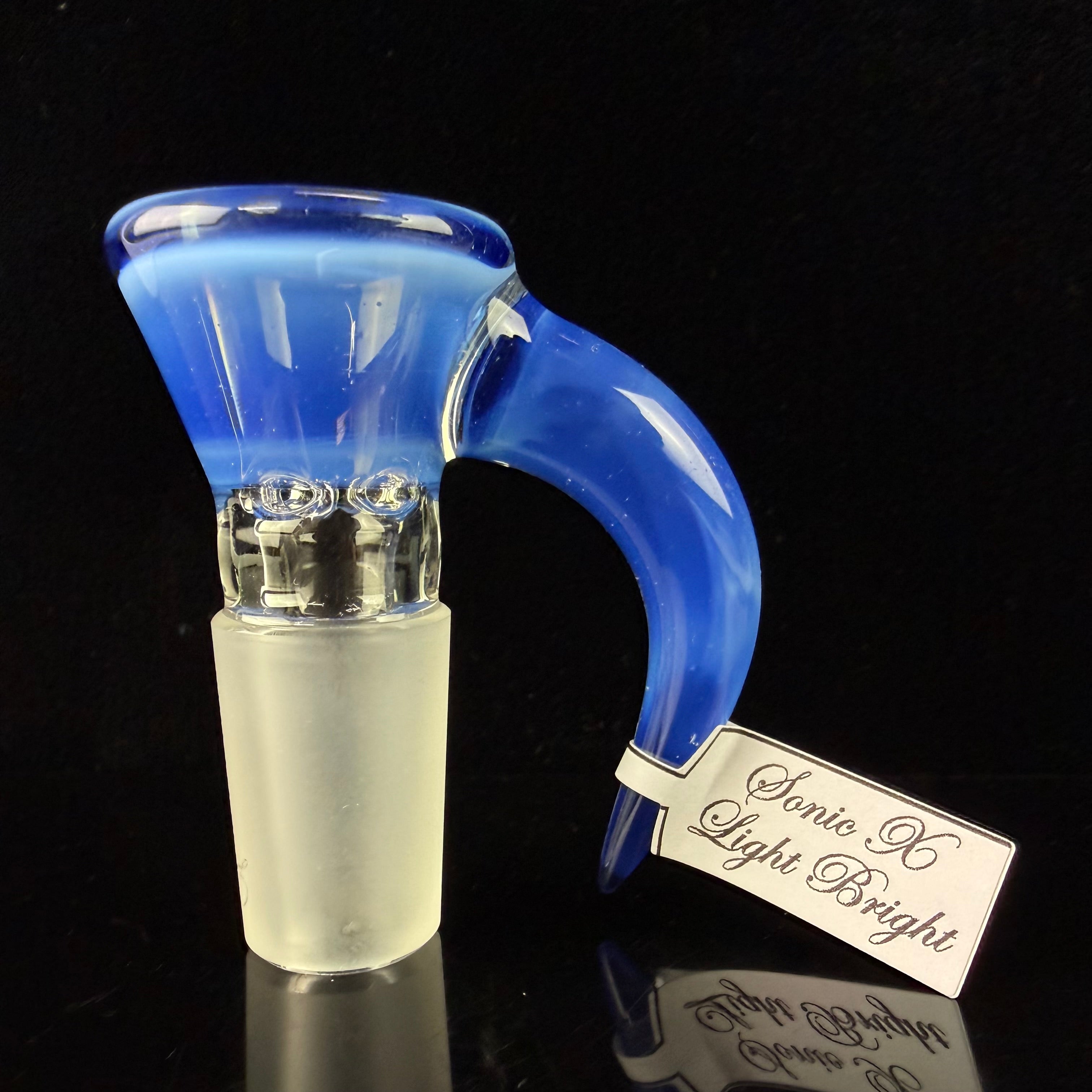 Full Accent "Sonic x Light Bright" 18mm Slide by Sovereignty Glass