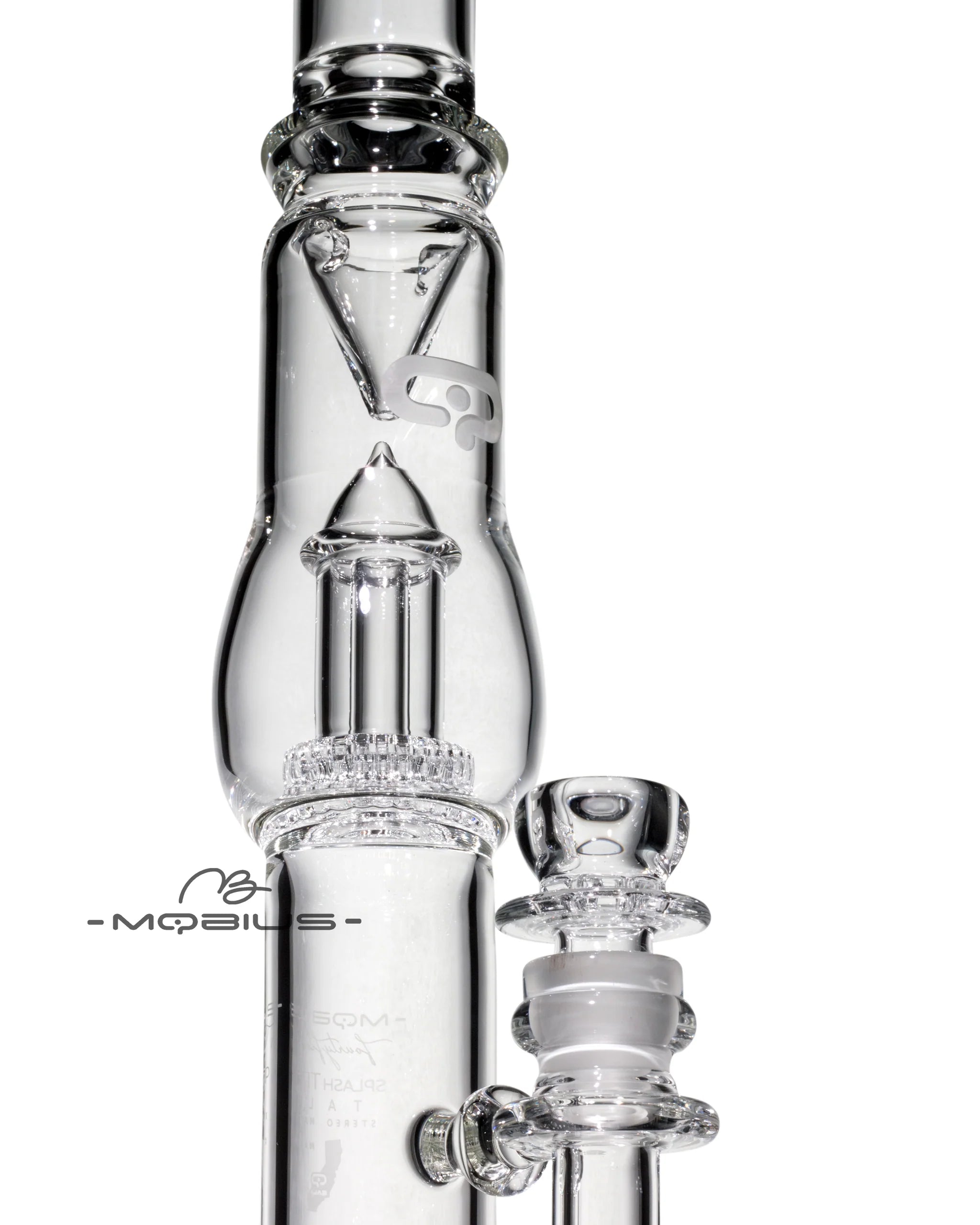 45T Tall Stereo Matrix + Matrix V1 W/ Splash Trap by Mobius Glass