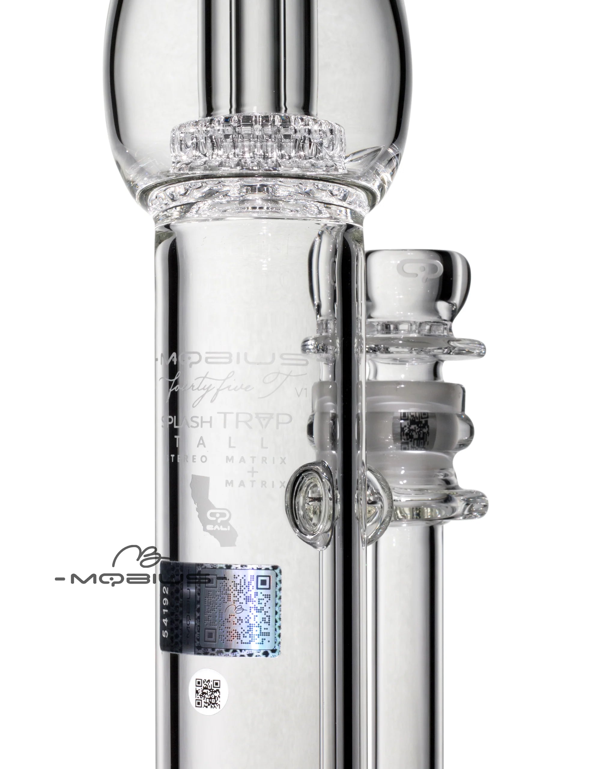 45T Tall Stereo Matrix + Matrix V1 W/ Splash Trap by Mobius Glass