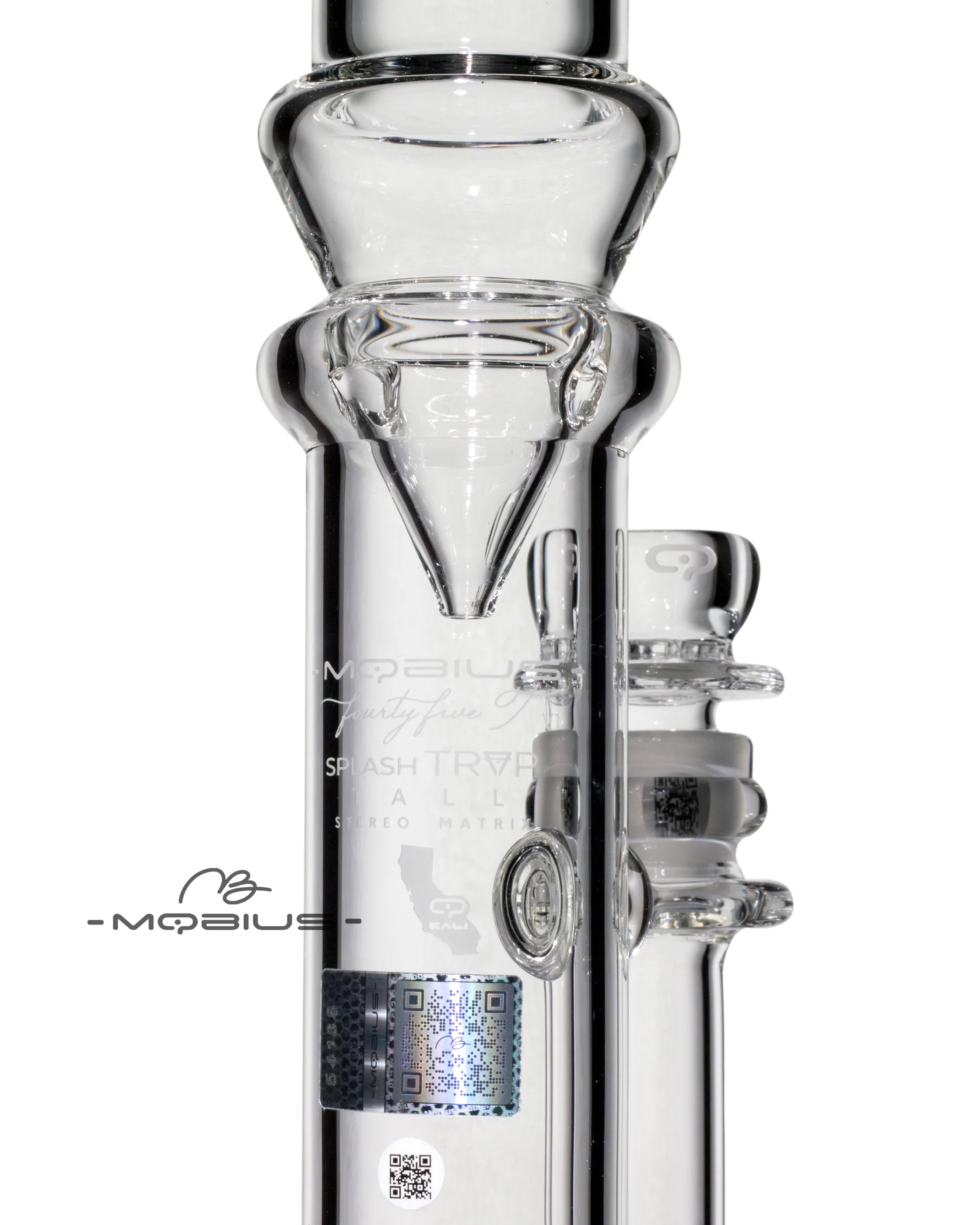 45T Tall Stereo Matrix V1 W/ Splash Trap by Mobius Glass