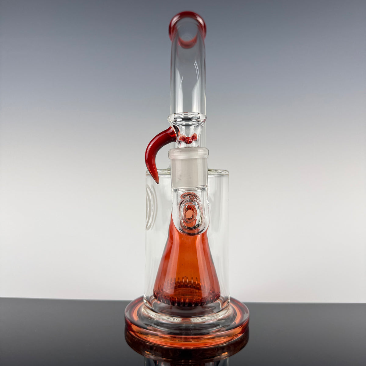 "Pomegranate" Collins Bubbler by OJ Flame