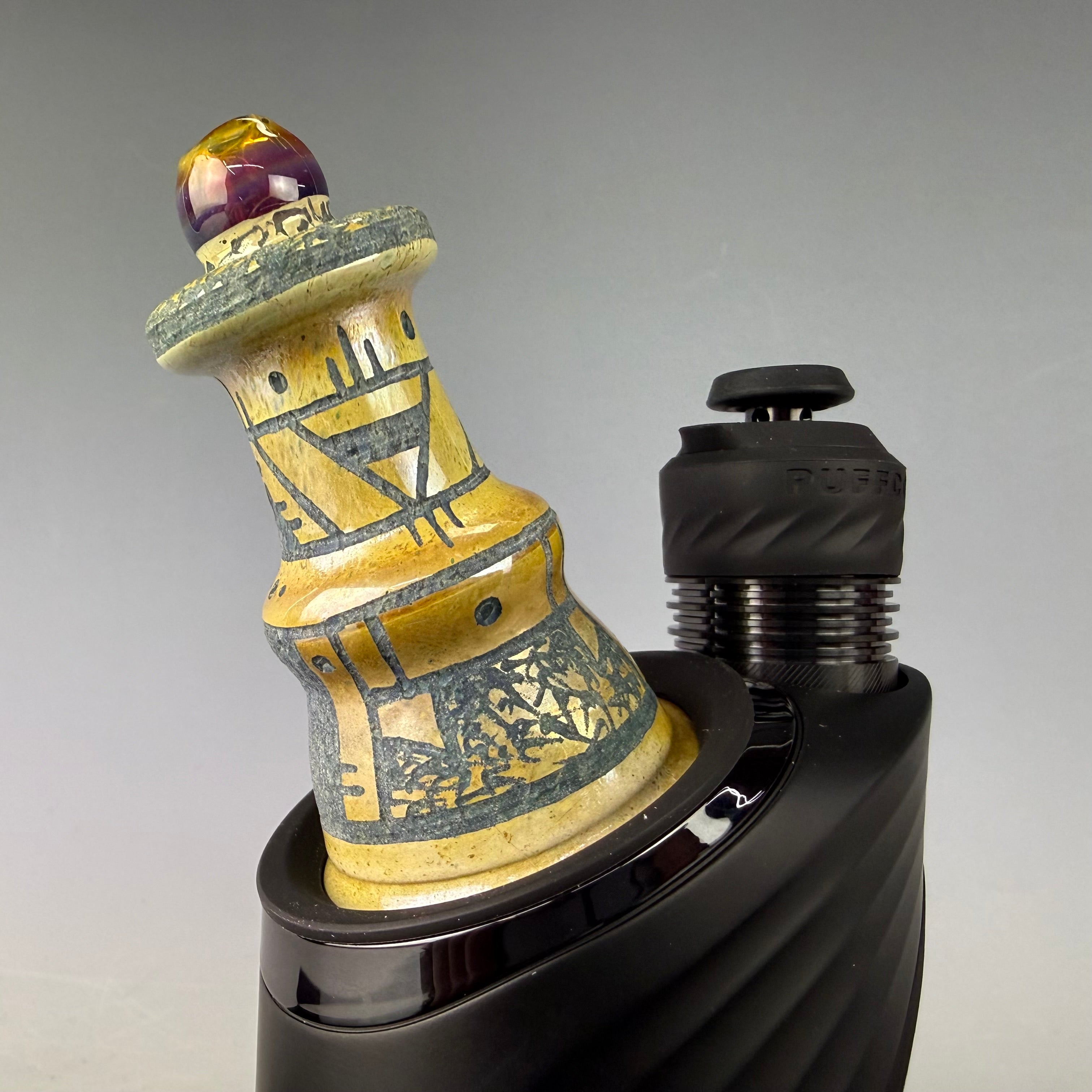 Hand Carved Puffco Dry Top #2 by Corey Clark