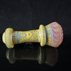 "Amber Purple" Handcarved Chillum by Corey Clark