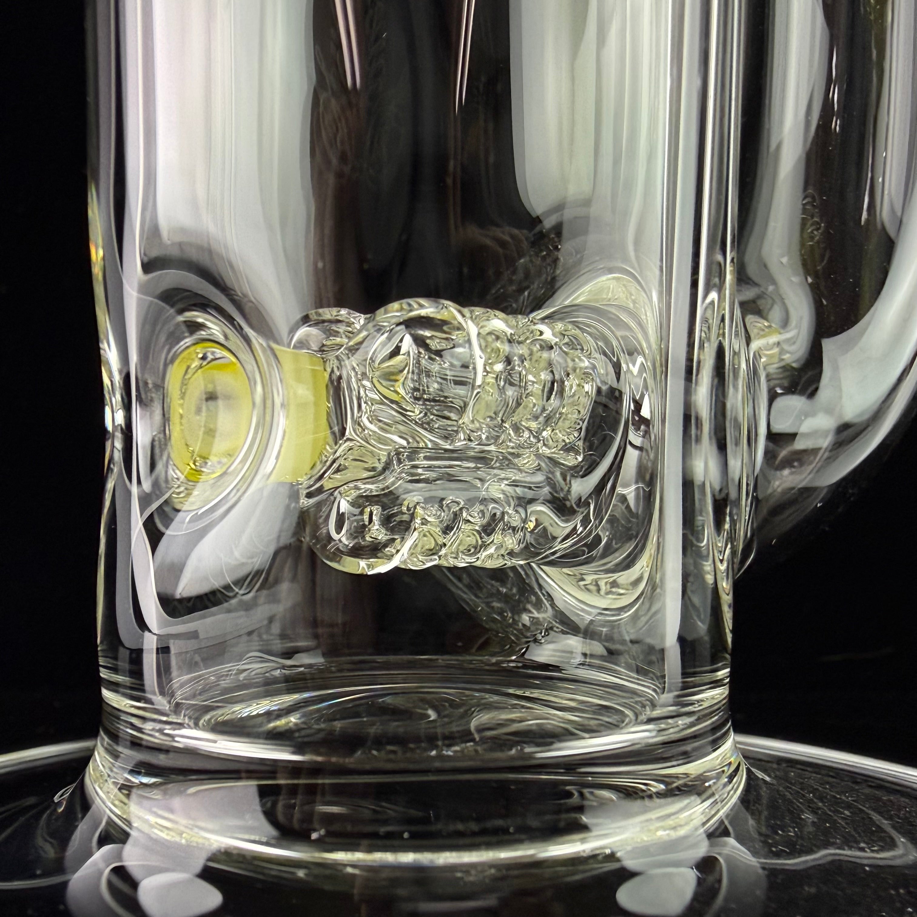 MA "Lemon Meringue" Mini Grid Dome NN 3 Line 9.5mm 3 Cut by Sovereignty Glass