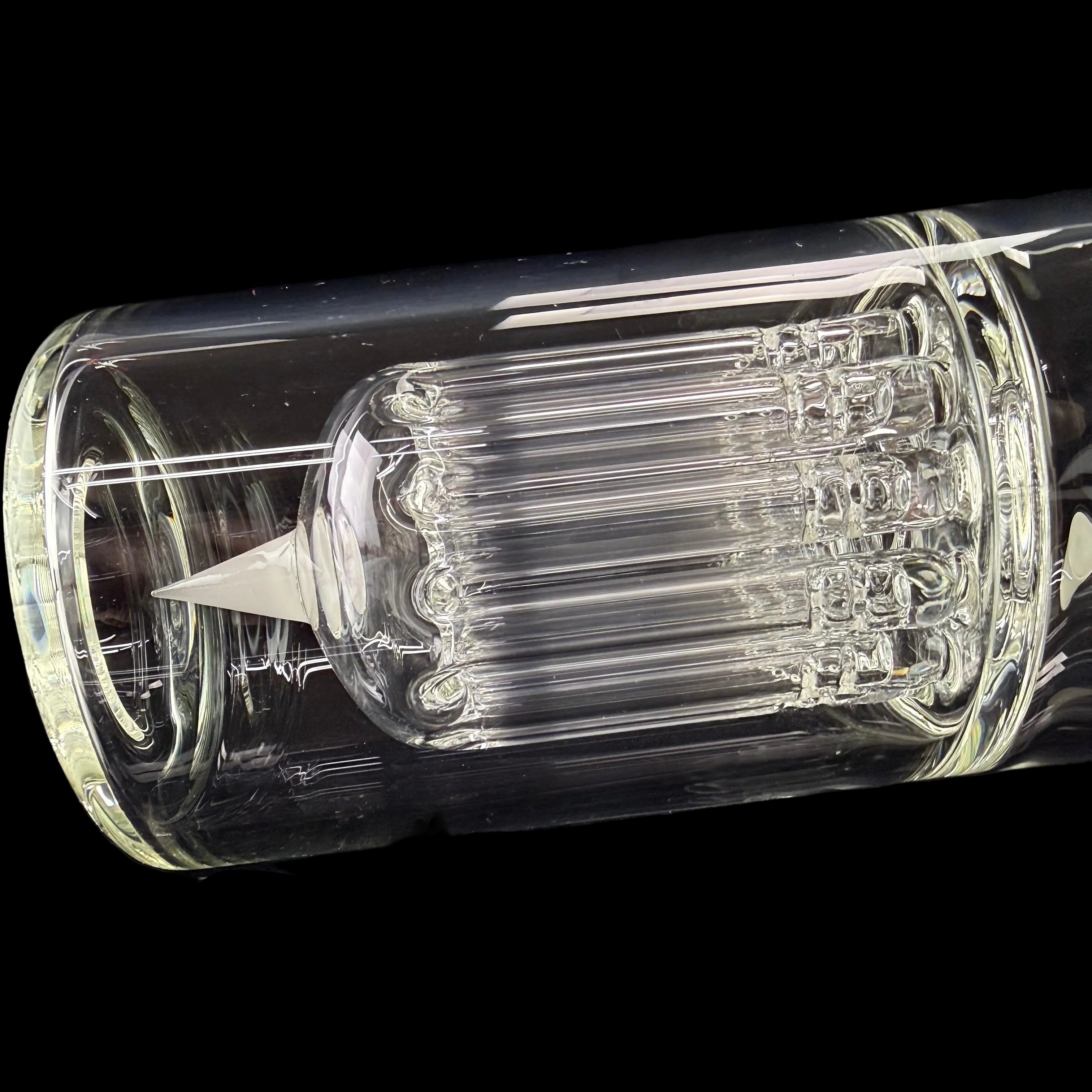 MA "White Satin" King 12 G Line 9 Cut UpGrid to 12 Arm Gridded Tree by Sovereignty Glass