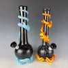 Medium Waterpipe UV-Glow Wrap by Noble Glass