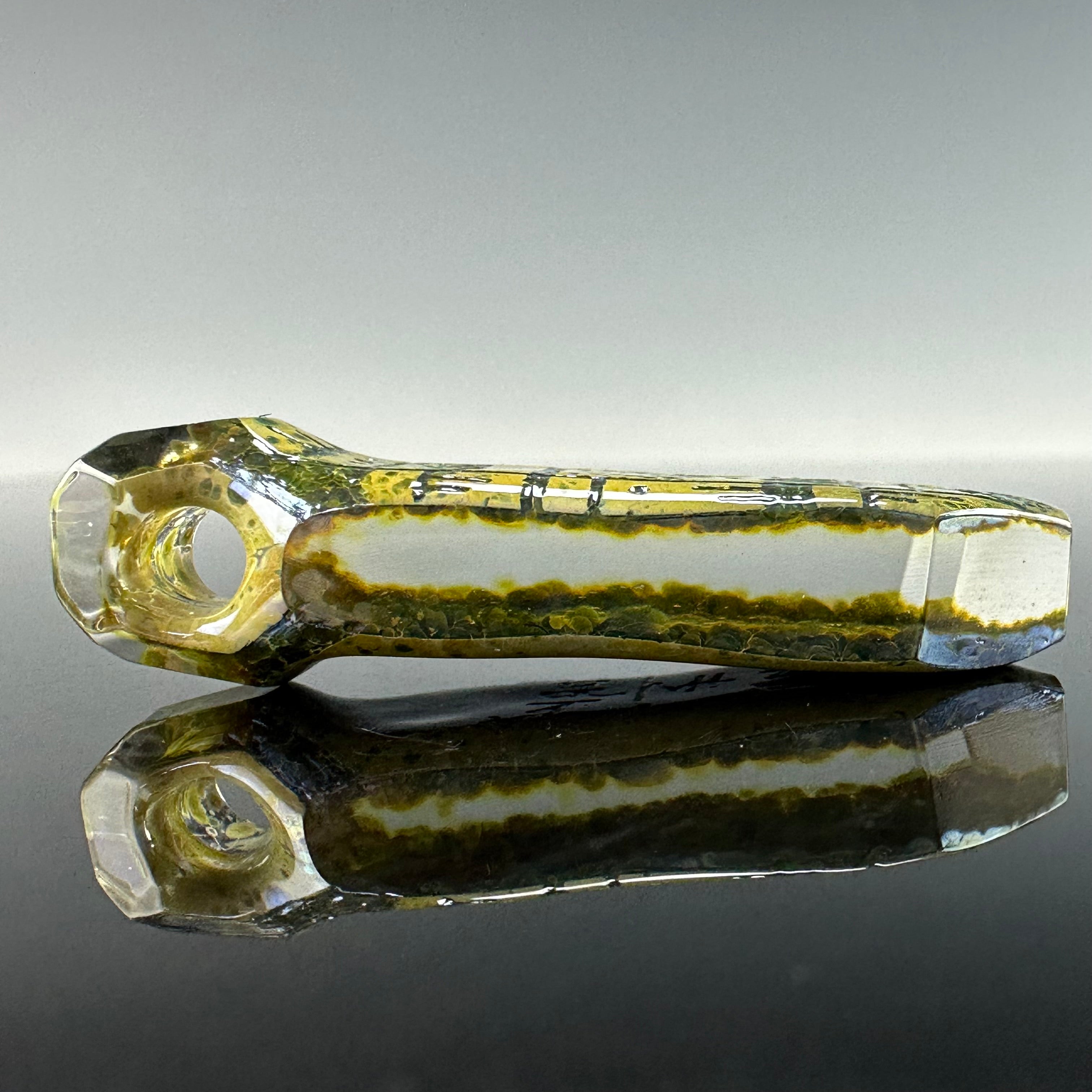 Faceted Hand Carved Pendant by Corey Clark
