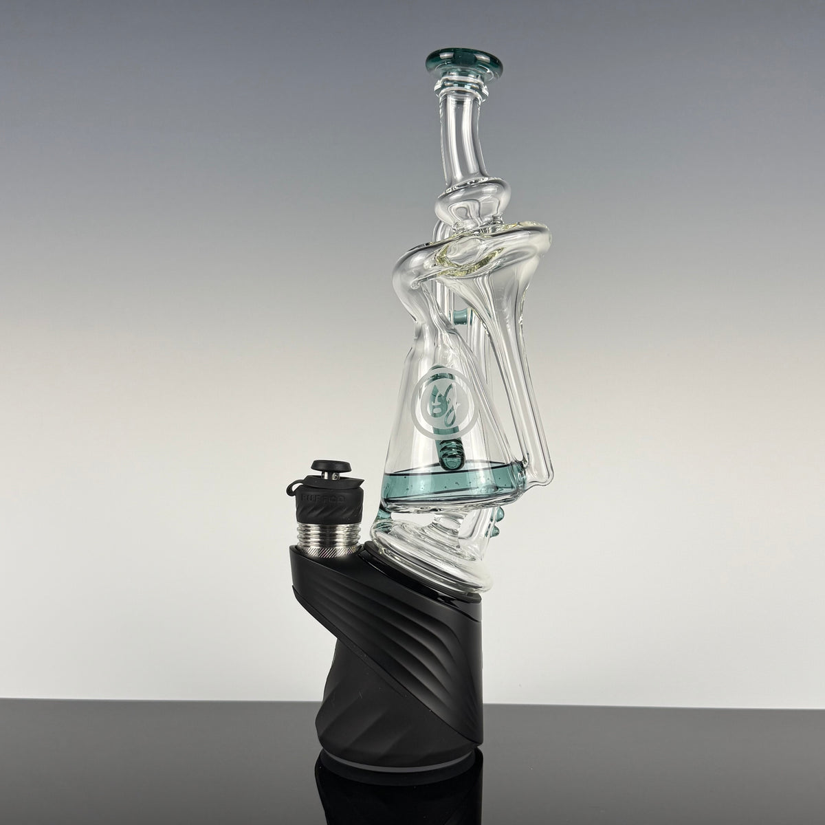"Ultramarine" Recycler Puffco Top by OJ Flame