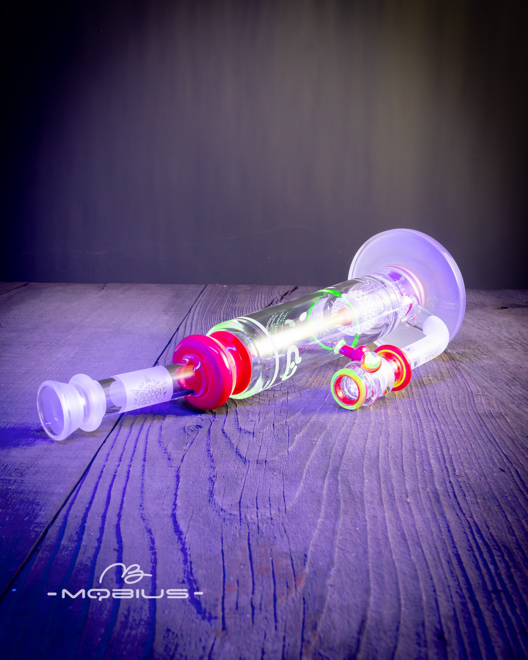 "Coldworked & Hybrid Series" 60T Tall Stereo Matrix V6 W/ Splash Trap by Mobius Glass