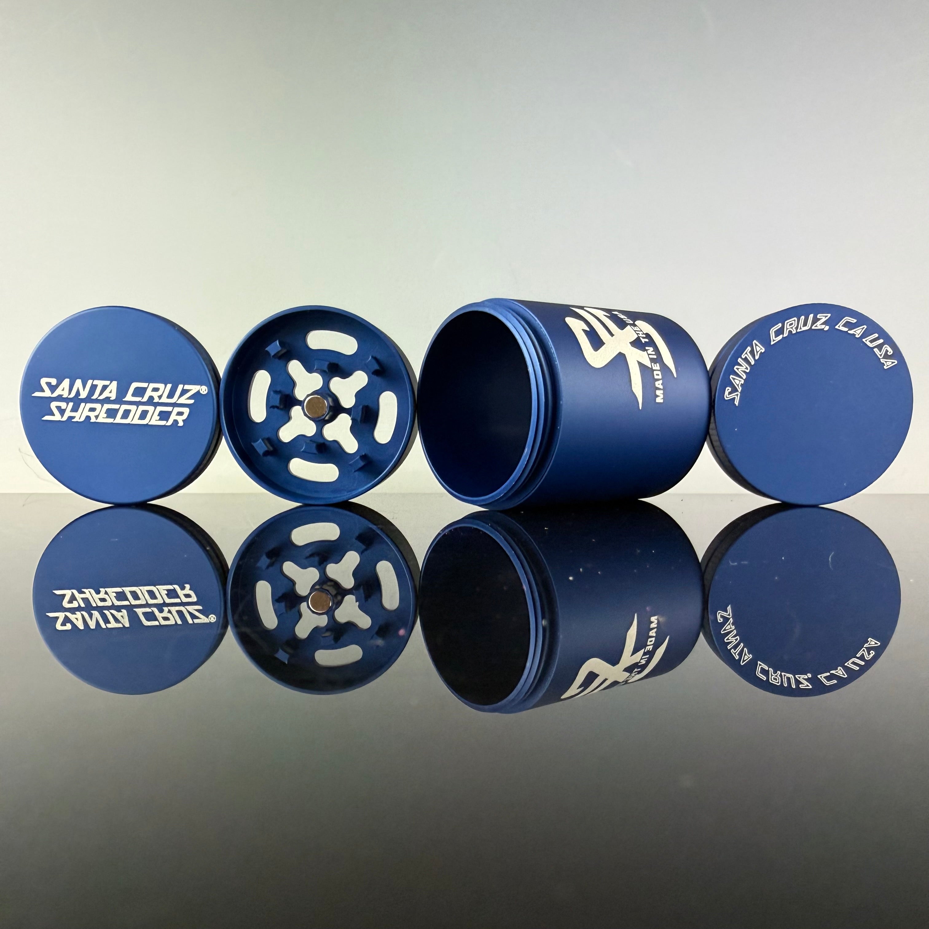 "Traveler" Aluminum 4 Piece Small Herb Grinder by