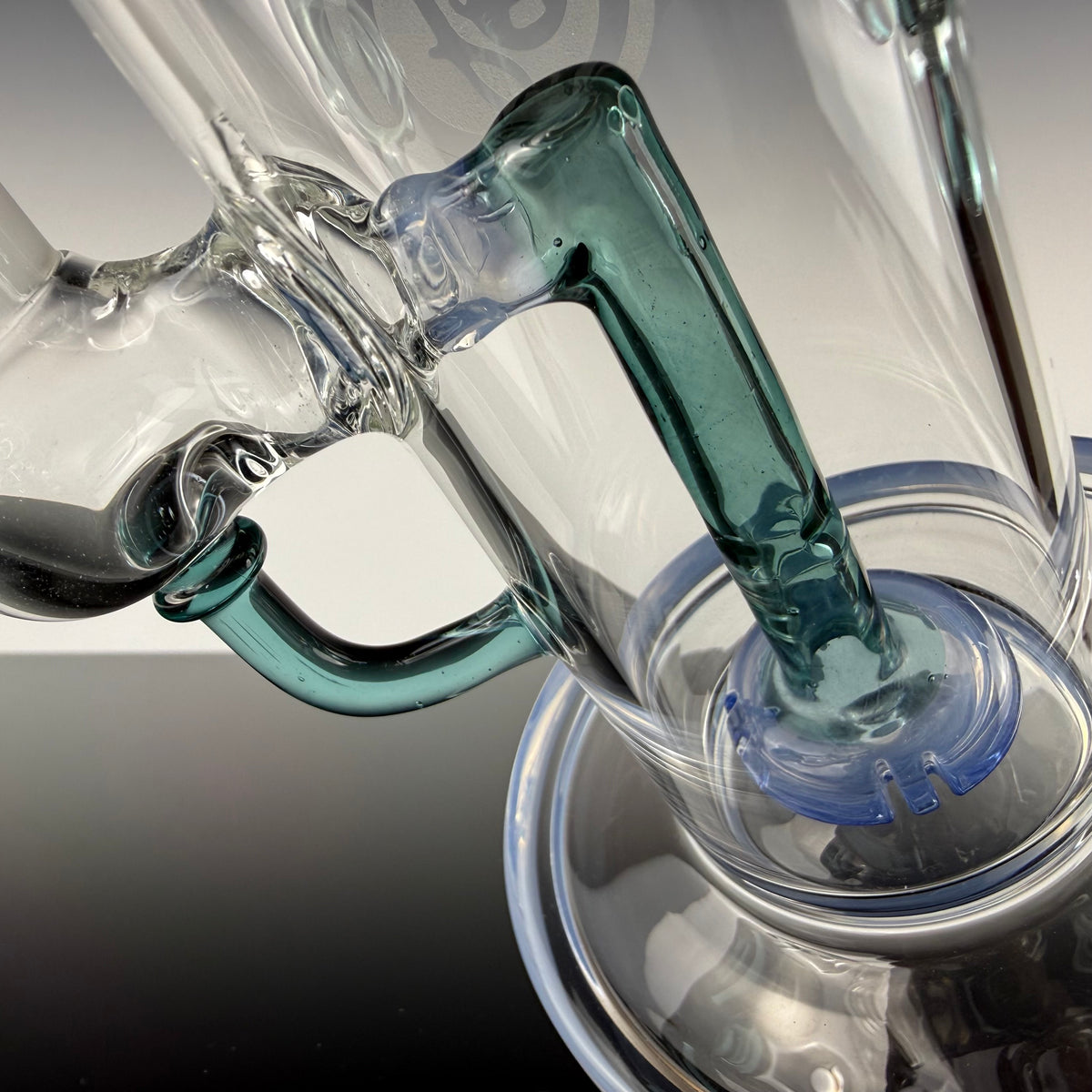 "Ether & Aquamarine" Wig Wag Showerhead Rig by OJ Flame
