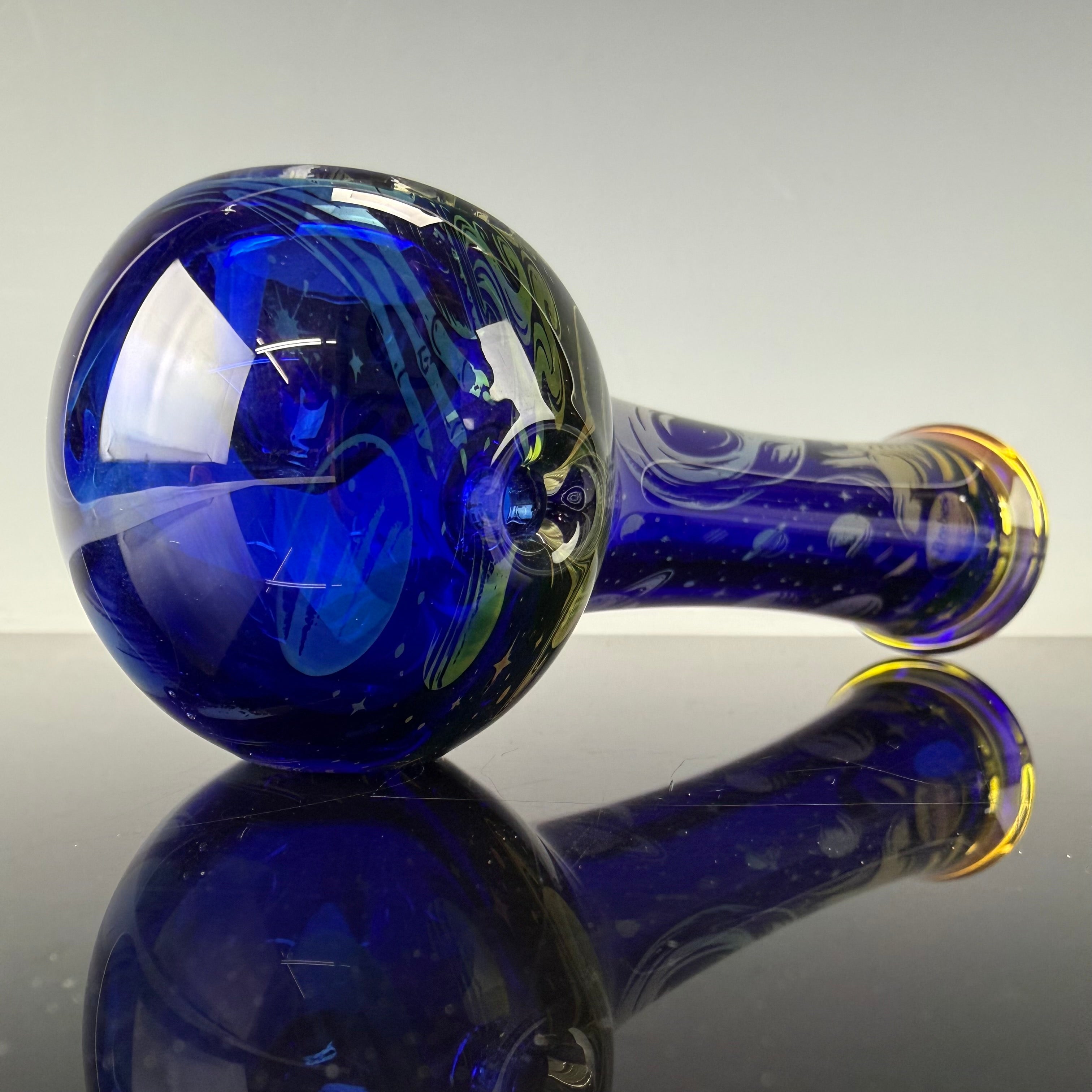 "Alien" Laser Etched Handpipe by Elevator Glass