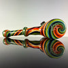 Multicolor Lineworked Hammer by Carsten Carlile