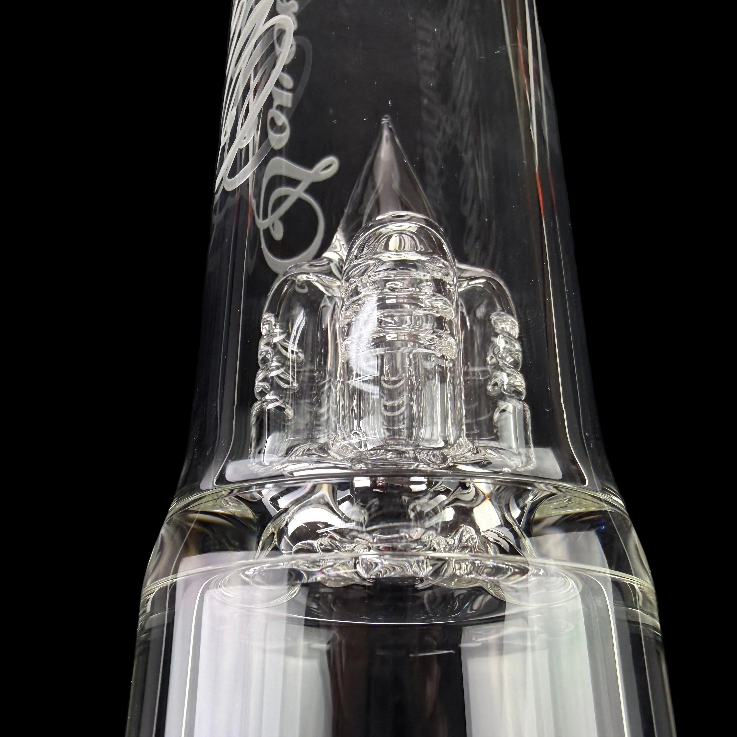 Treecycler - Stemline 15mm 6 Cut DownGrid to Imp to Imp + Splashguard by Sovereignty Glass