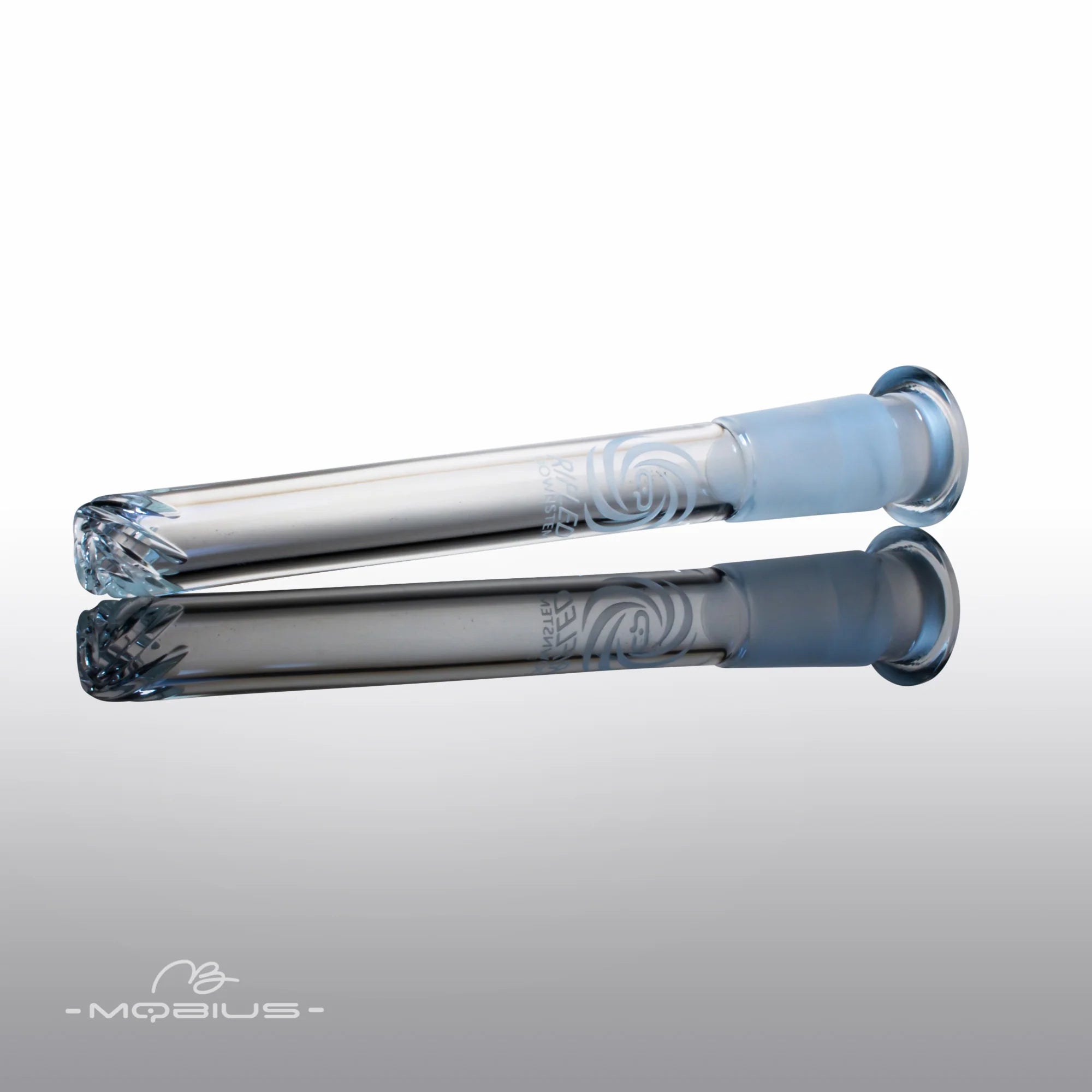 Rifled Downstem by Mobius Glass