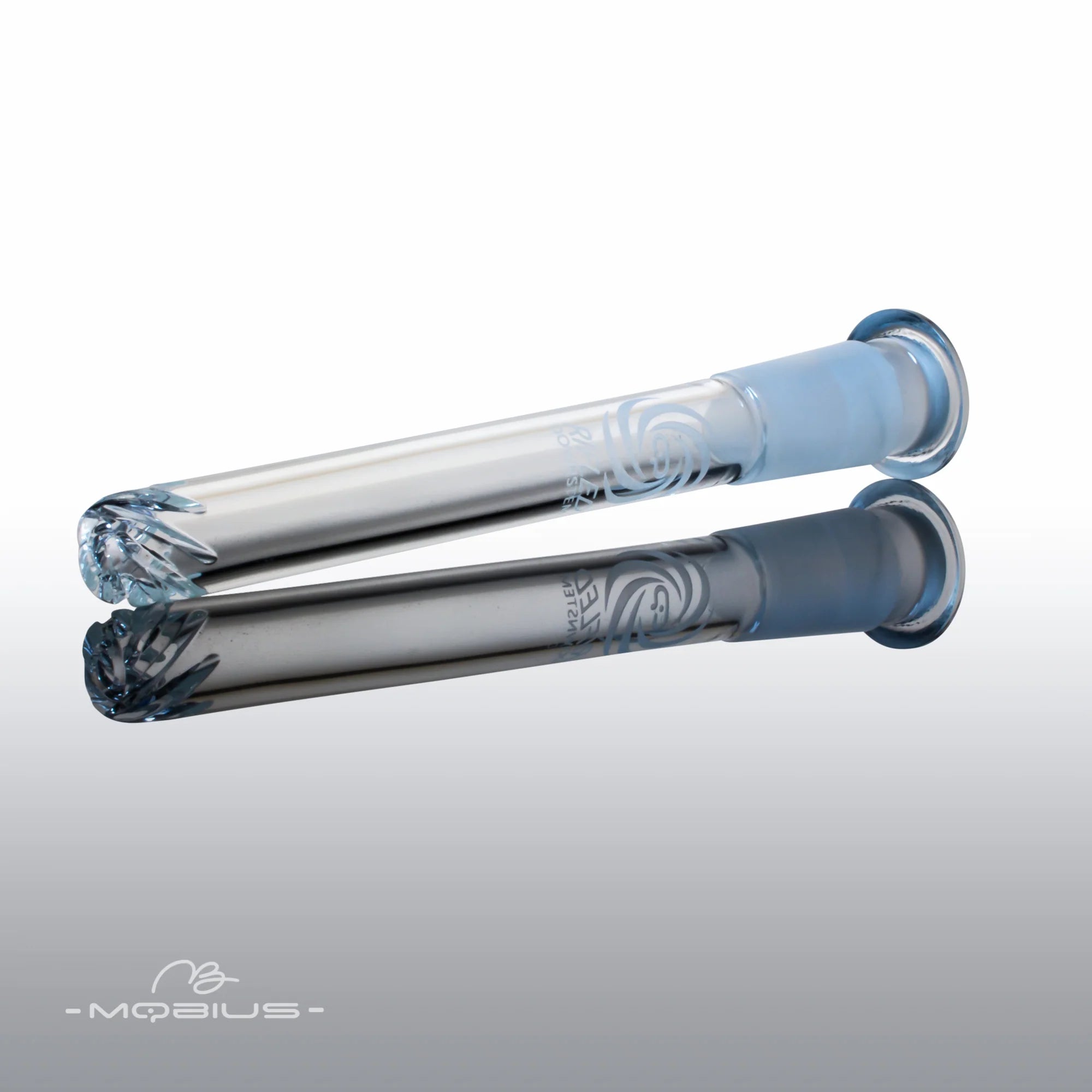 Rifled Downstem by Mobius Glass