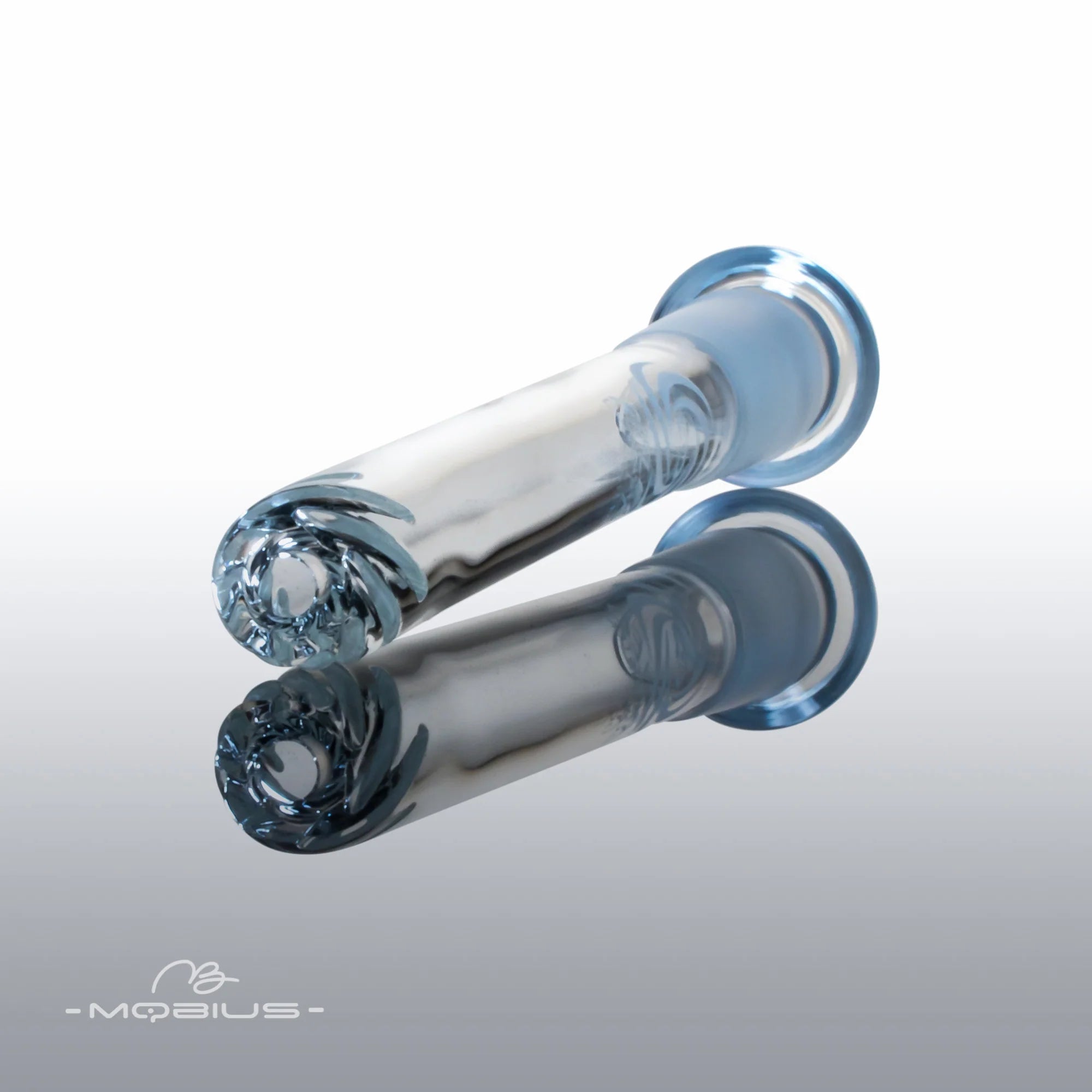 Rifled Downstem by Mobius Glass
