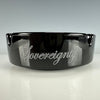 Black Ashtray by Sovereignty Glass