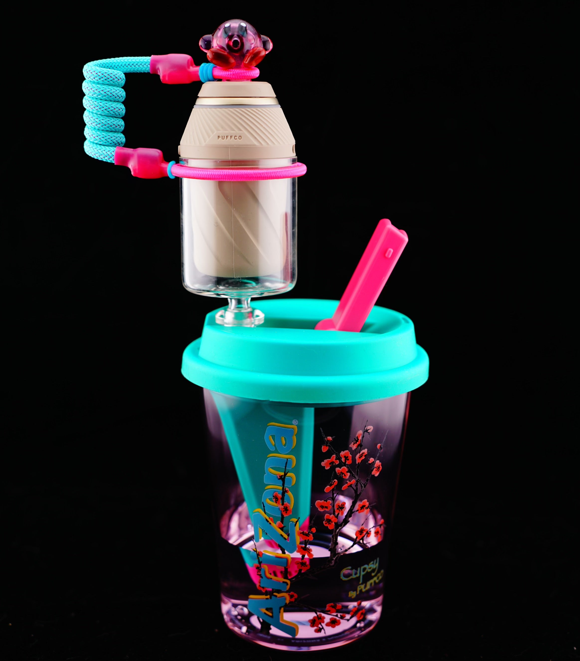 Premium Original Coiled Tether (Puffco Proxy) (With Mesh) by Tuff Teth –  Art Dogs Glass Shop