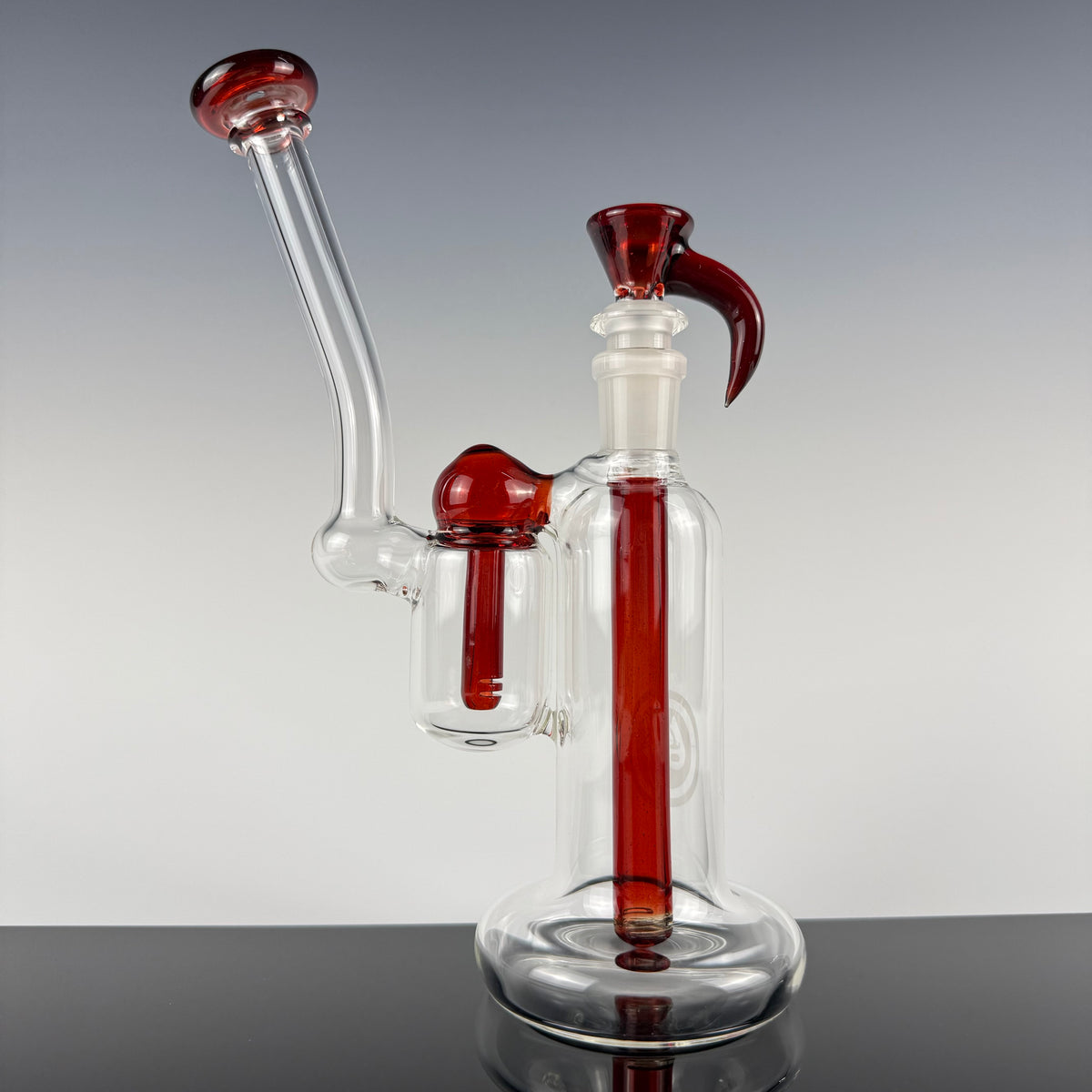 "Ruby Slippers" Double Bubbler by OJ Flame