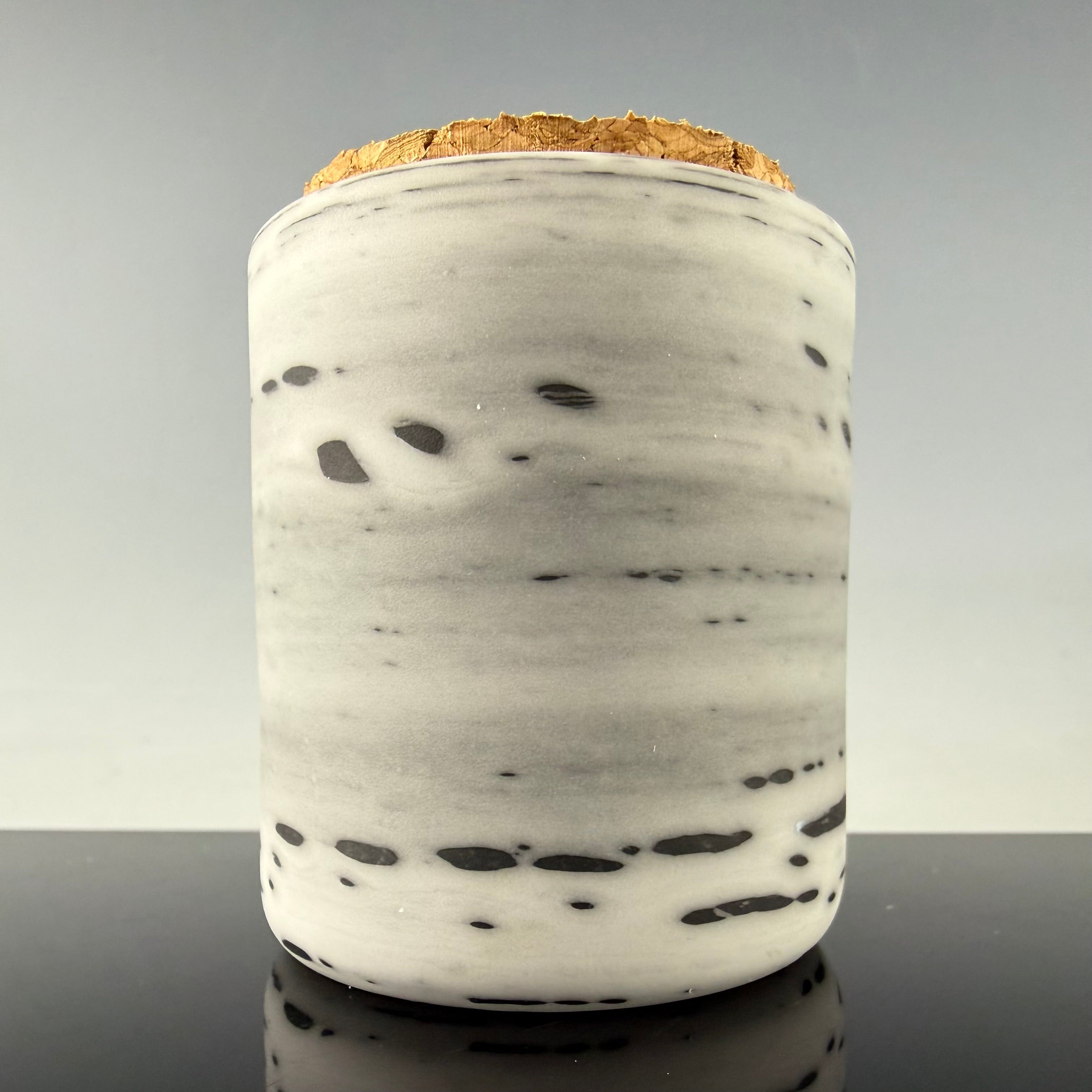 Matte "Birch Tech" Nug Jar by Engelman Glass