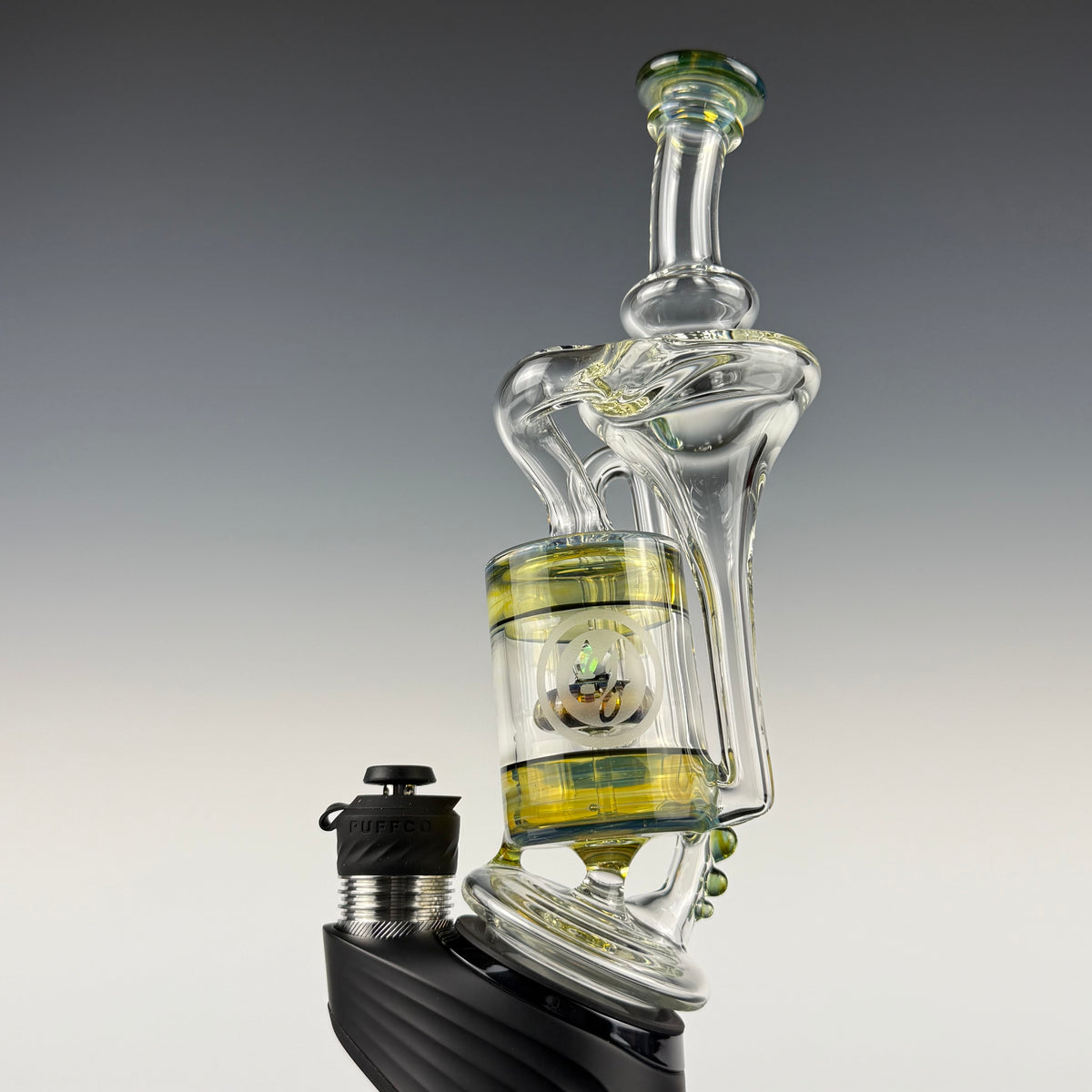 "Dragon Tears" Opal Perc Recycler Puffco Top by OJ Flame