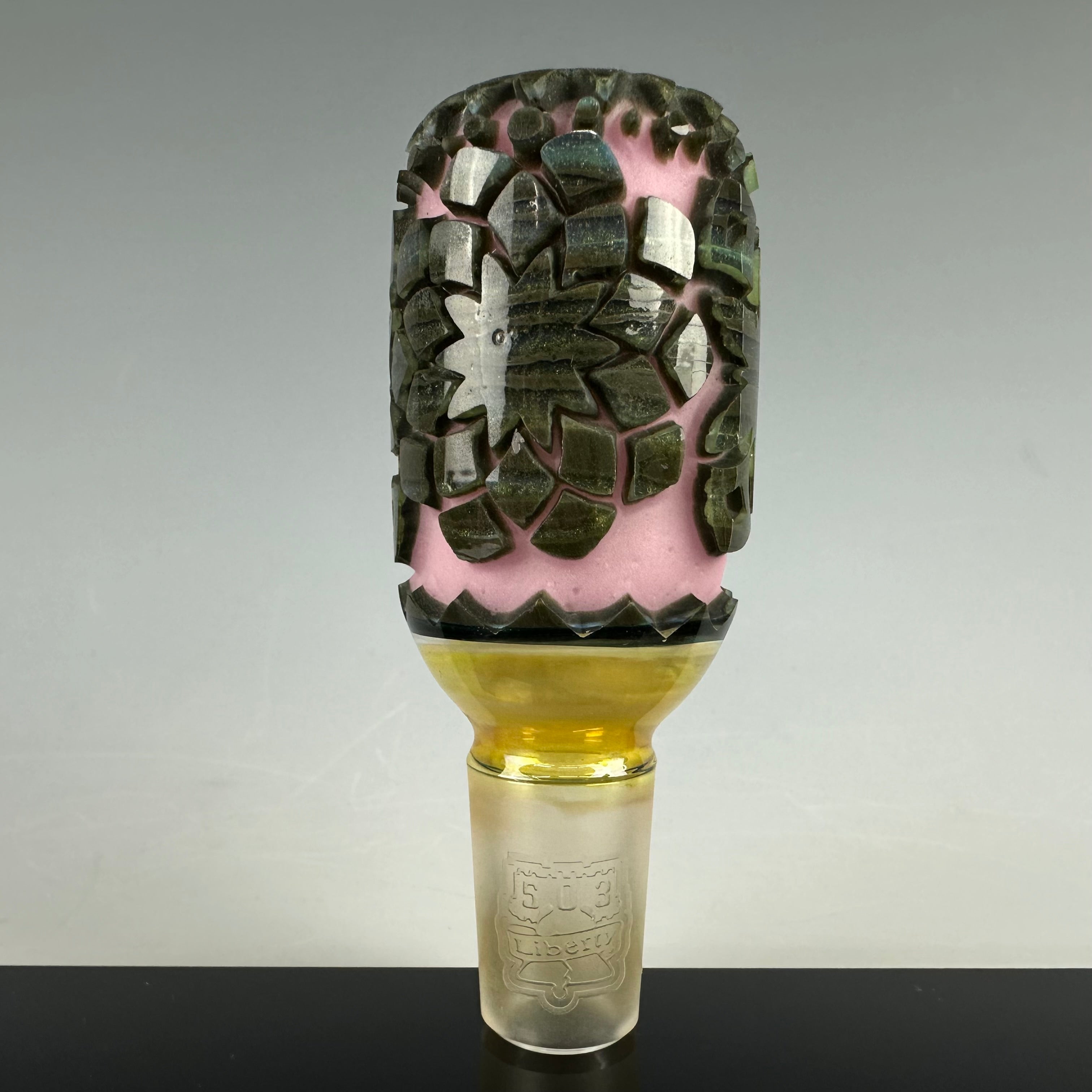 "Sacred Geometry" (Deep Carve) 18mm Slide by Liberty 503