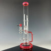 "Carnation" Accented 50mm Recycler Waterpipe by Rye Deyer