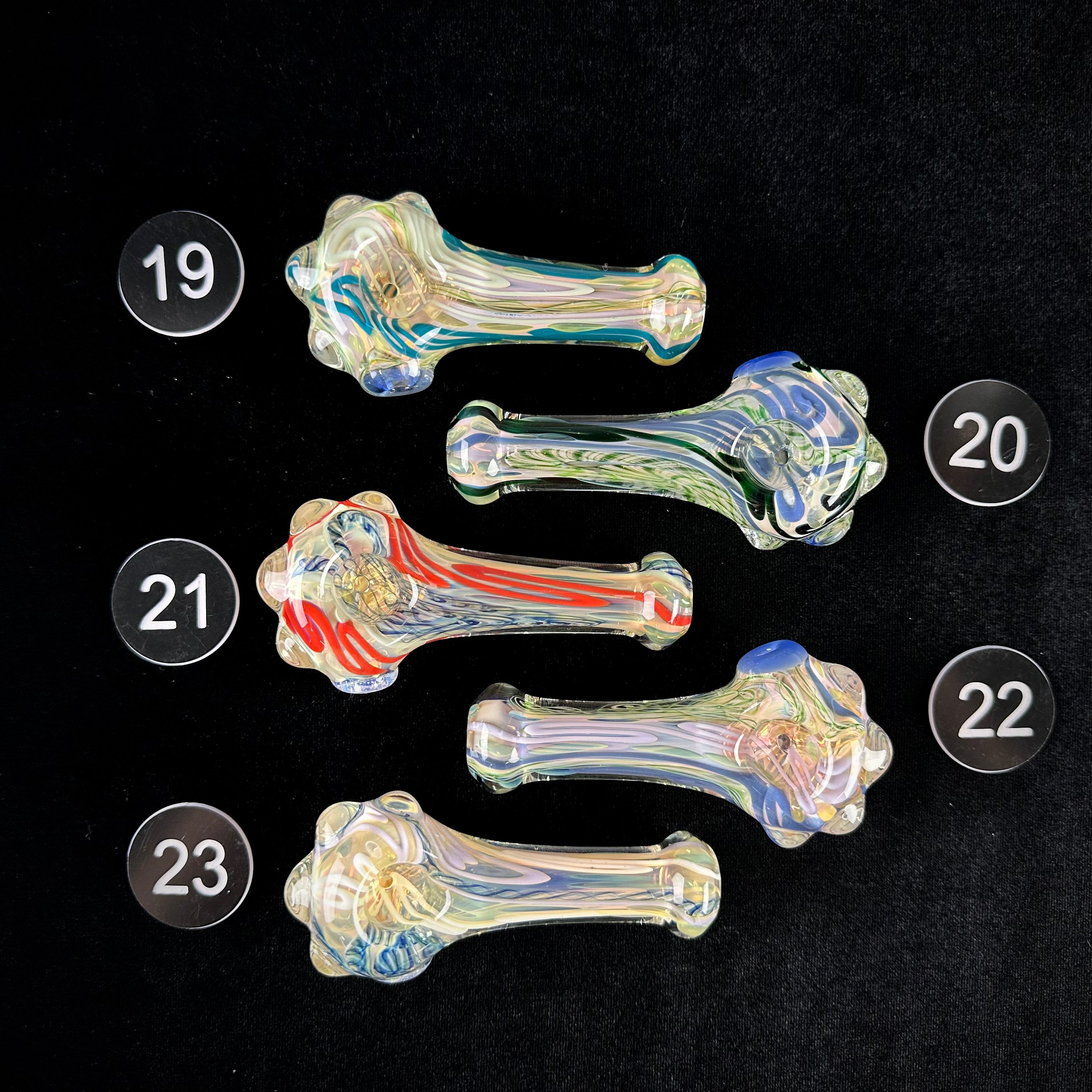 Inside Out Stringer Handpipe by Avalon Glass