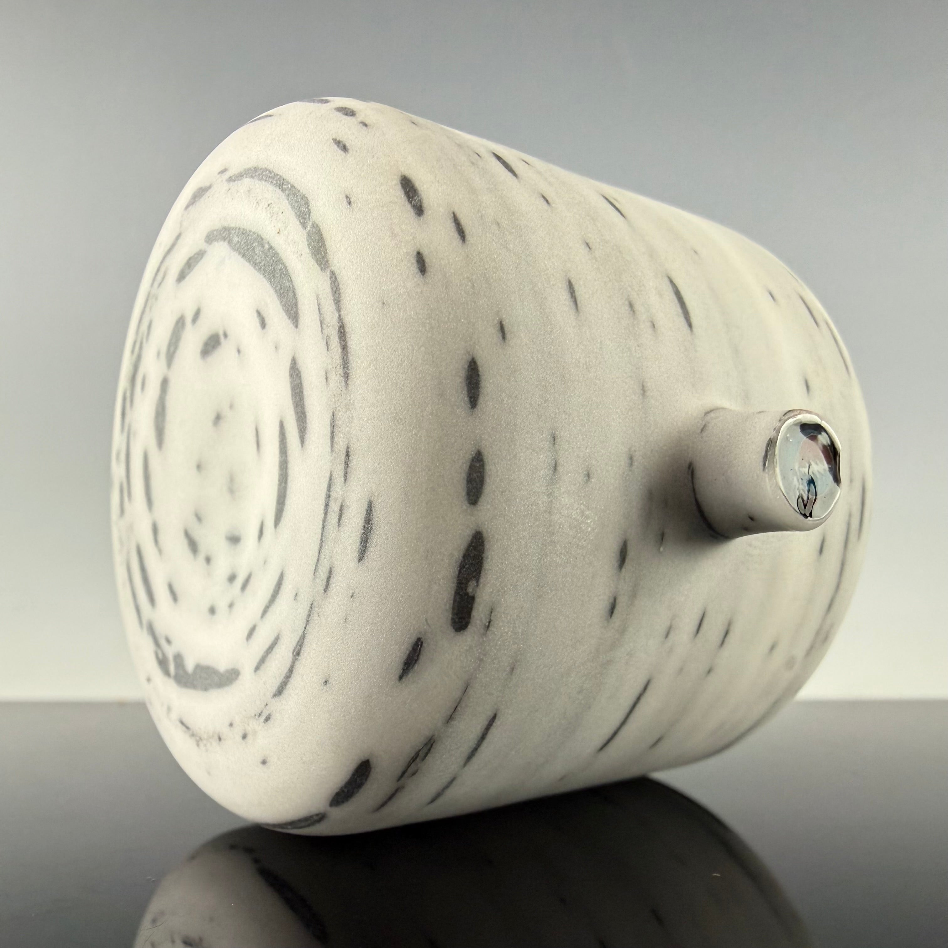 Matte "Birch Tech" Nug Jar by Engelman Glass