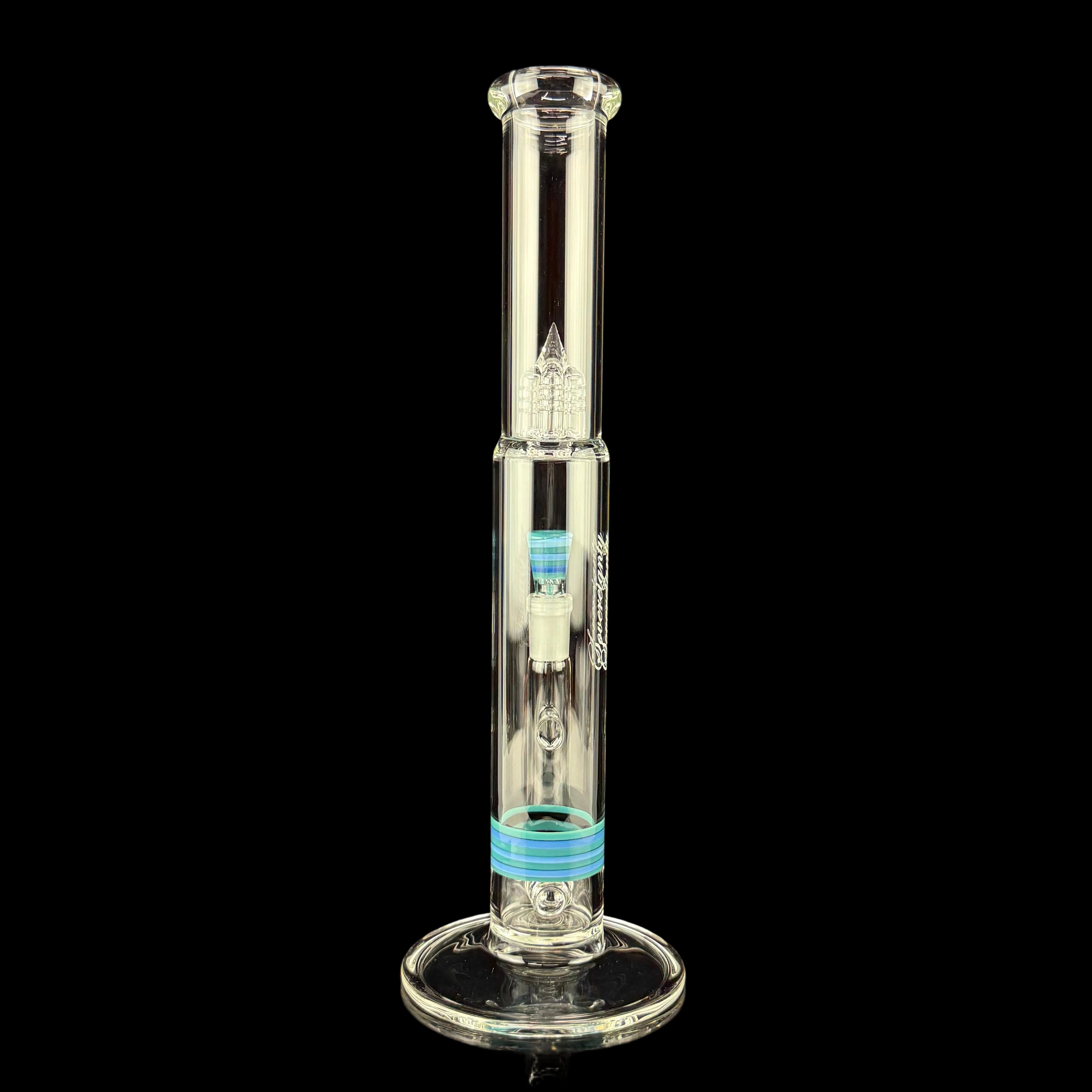 *NEW* Multicolor Encalmo Shorty 4 Pawn Stemline 16mm 6 Cut UpGrid by Sovereignty Glass