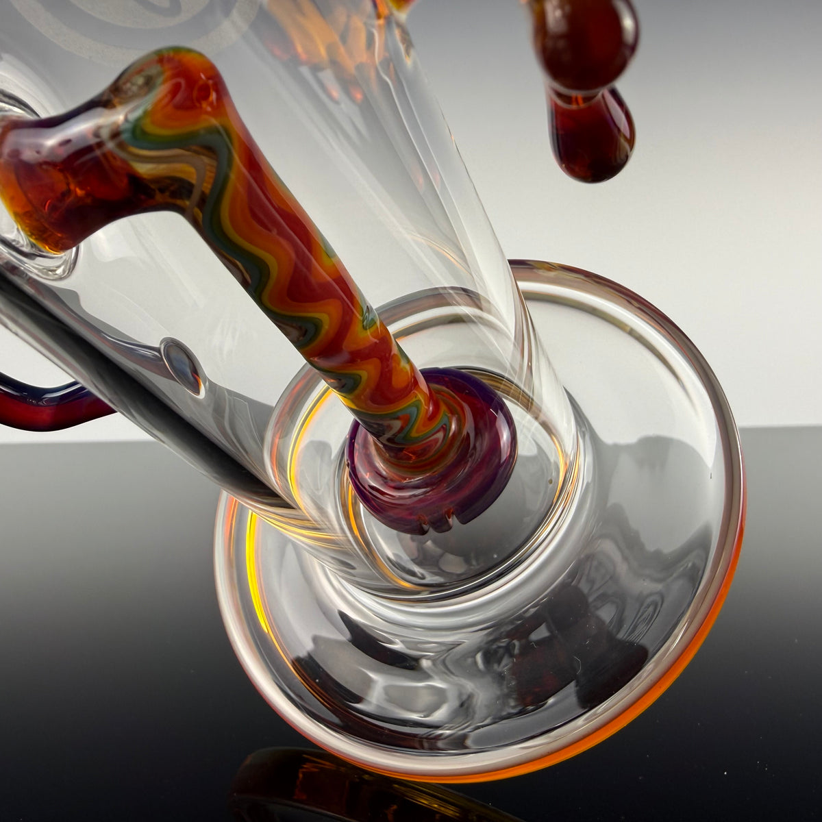 "Amber Purple" Wig Wag Showerhead Rig by OJ Flame